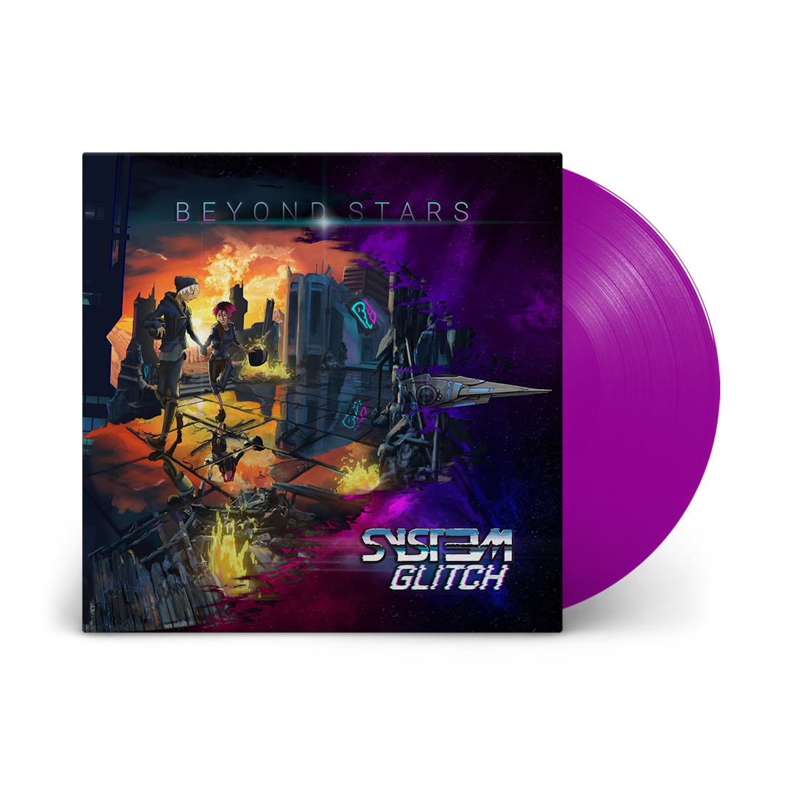 Syst3m Glitch - Beyond Stars: Limited Edition Purple Vinyl LP