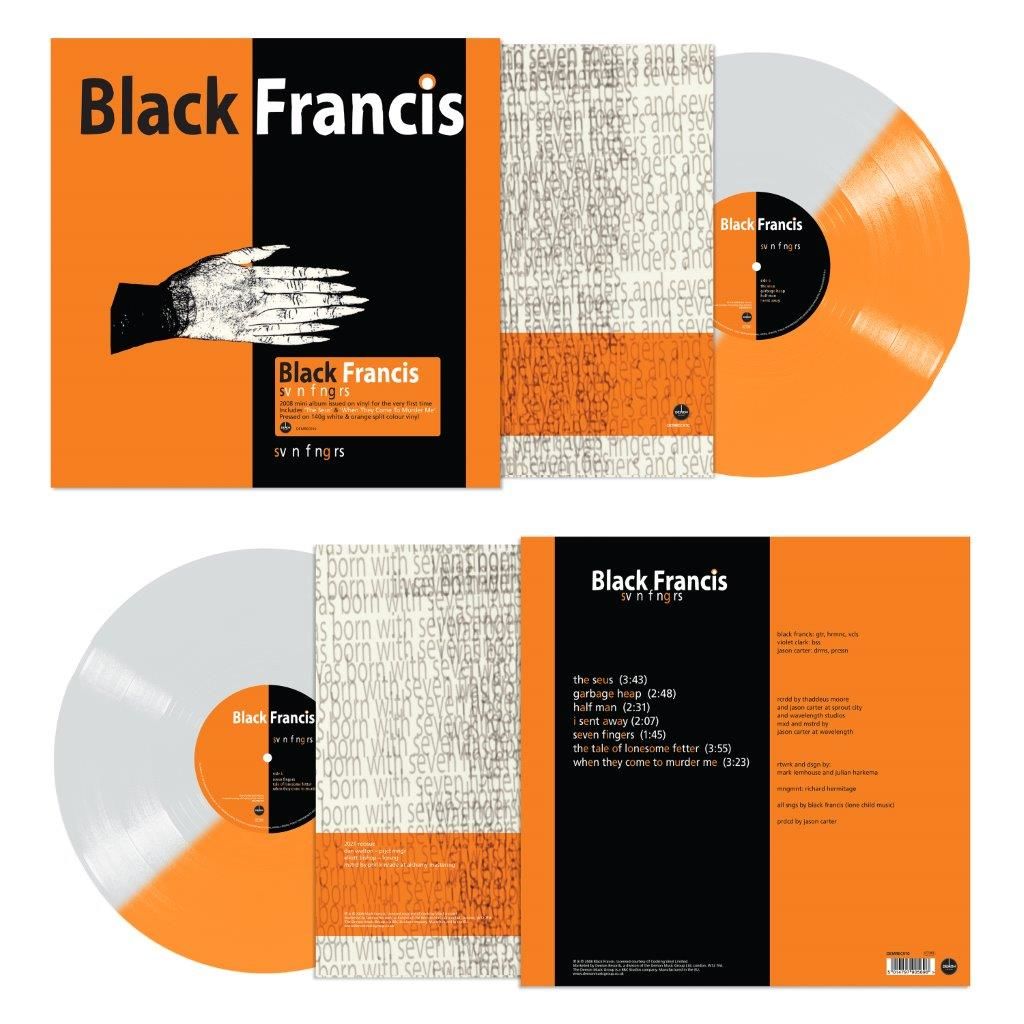 Black Francis (Pixies) - Svn Fngrs: Limited Edition Orange & White Split Vinyl LP