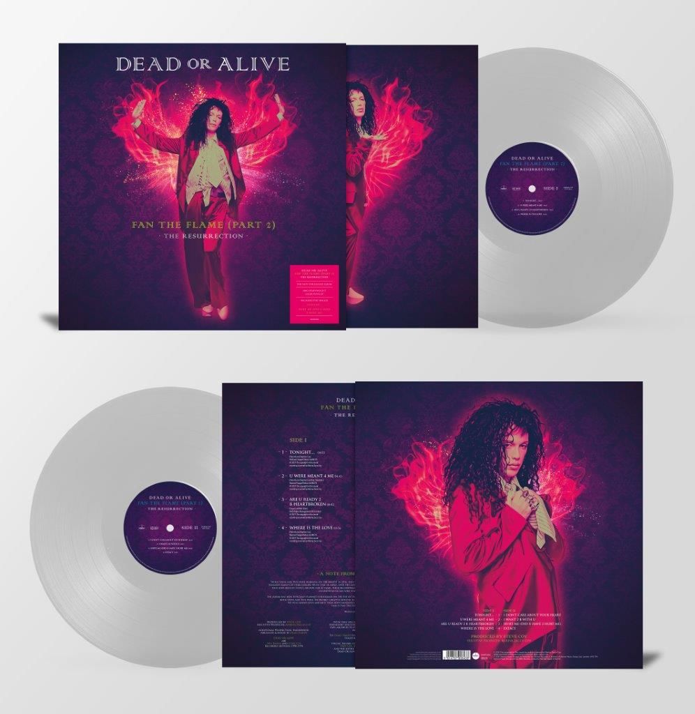 Dead Or Alive - Fan The Flame (Part 2) - The Resurrection: Limited Edition Clear Vinyl LP