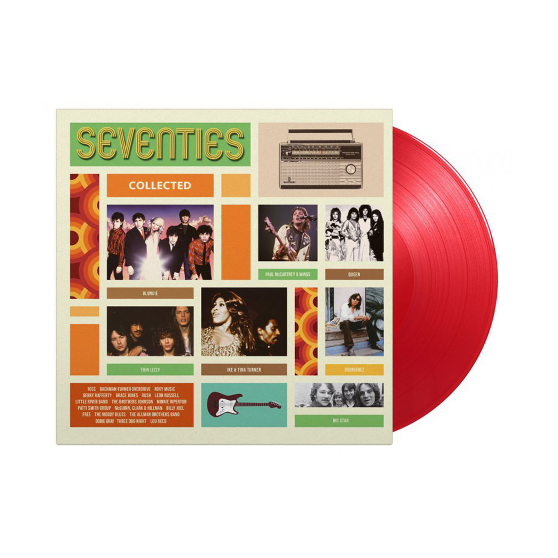Various Artists - Seventies Collected: Limited Edition 180g Transparent Red Vinyl 2LP