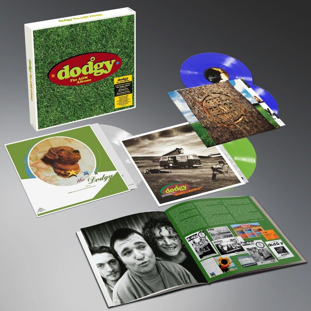 Dodgy - The A&M Albums: Signed White, Green Grass + Sky Blue 4LP Vinyl Box Set
