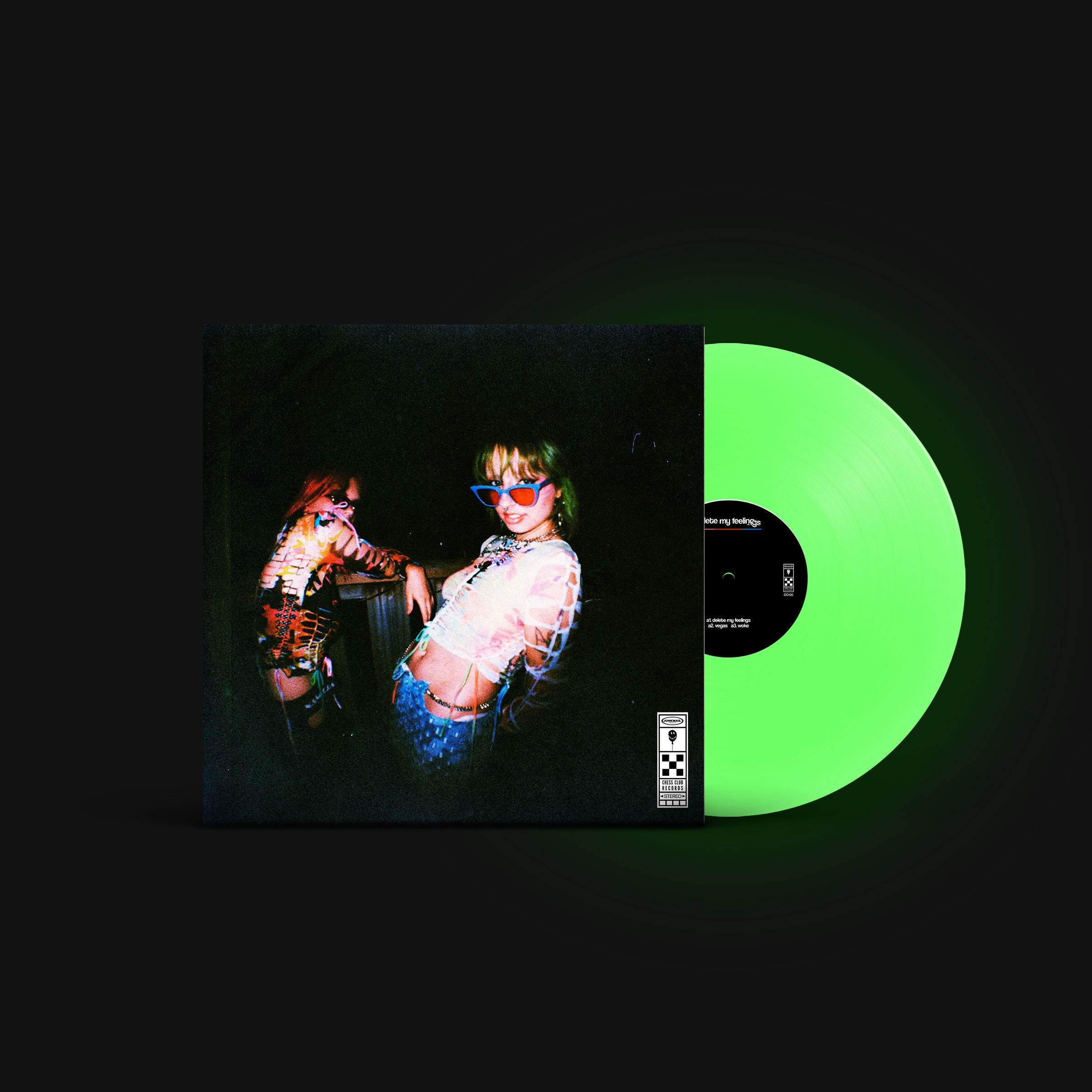 Delete My Feelings: Limited Edition Glow In The Dark Vinyl LP