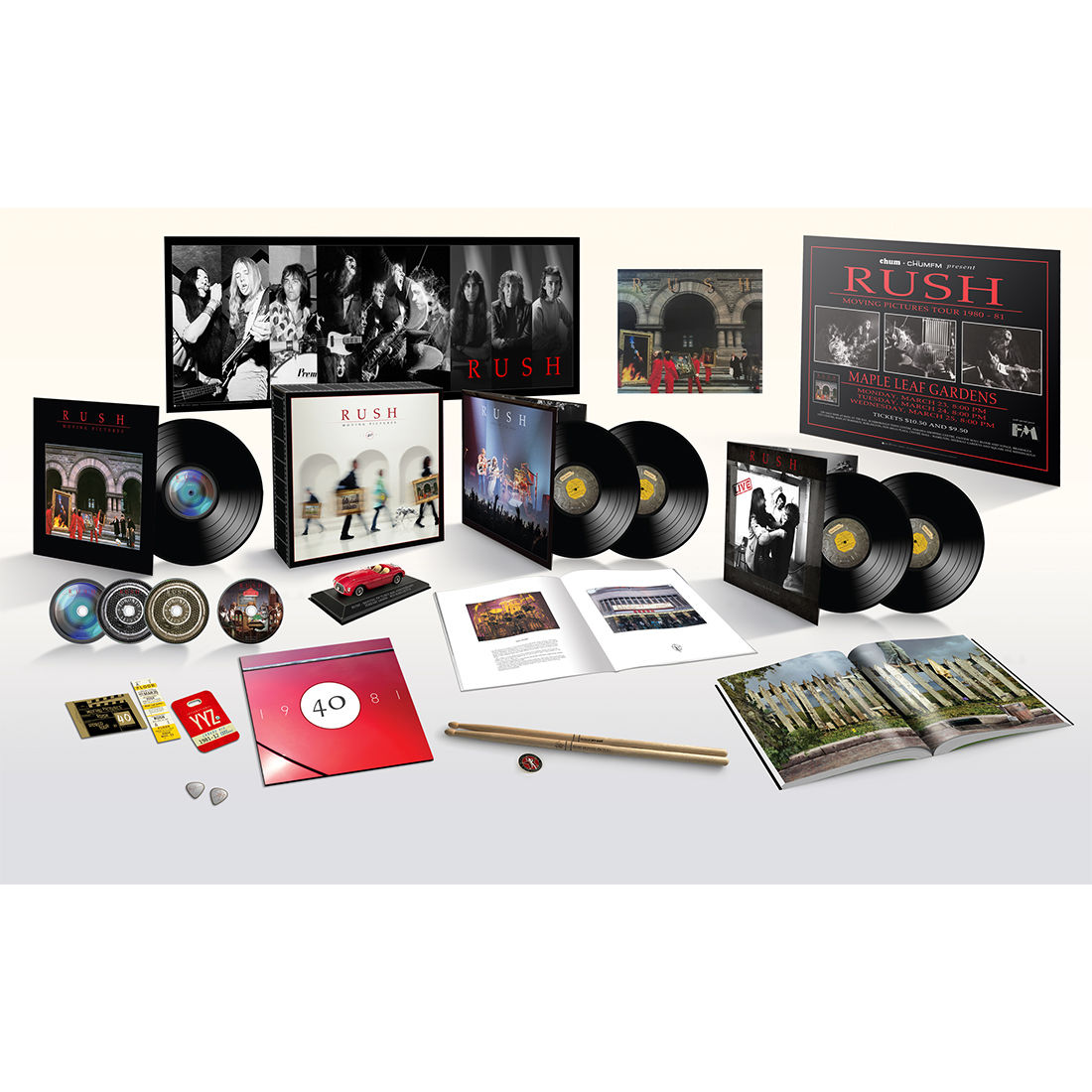 Rush - Moving Pictures (40th Anniversary): Super Deluxe Vinyl Box Set ...