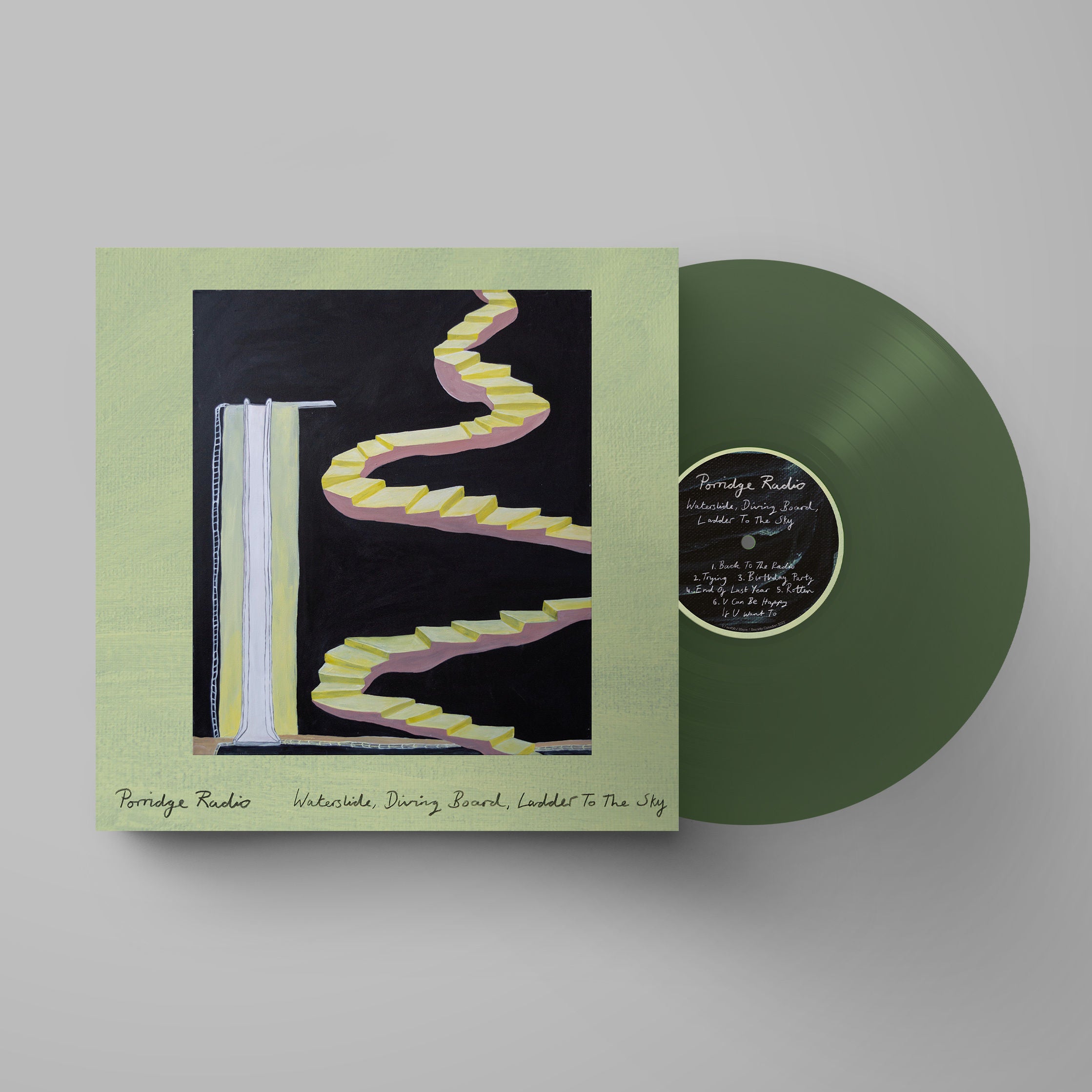 Porridge Radio - Waterslide, Diving Board, Ladder To The Sky: Forest Green Translucent Vinyl LP 
