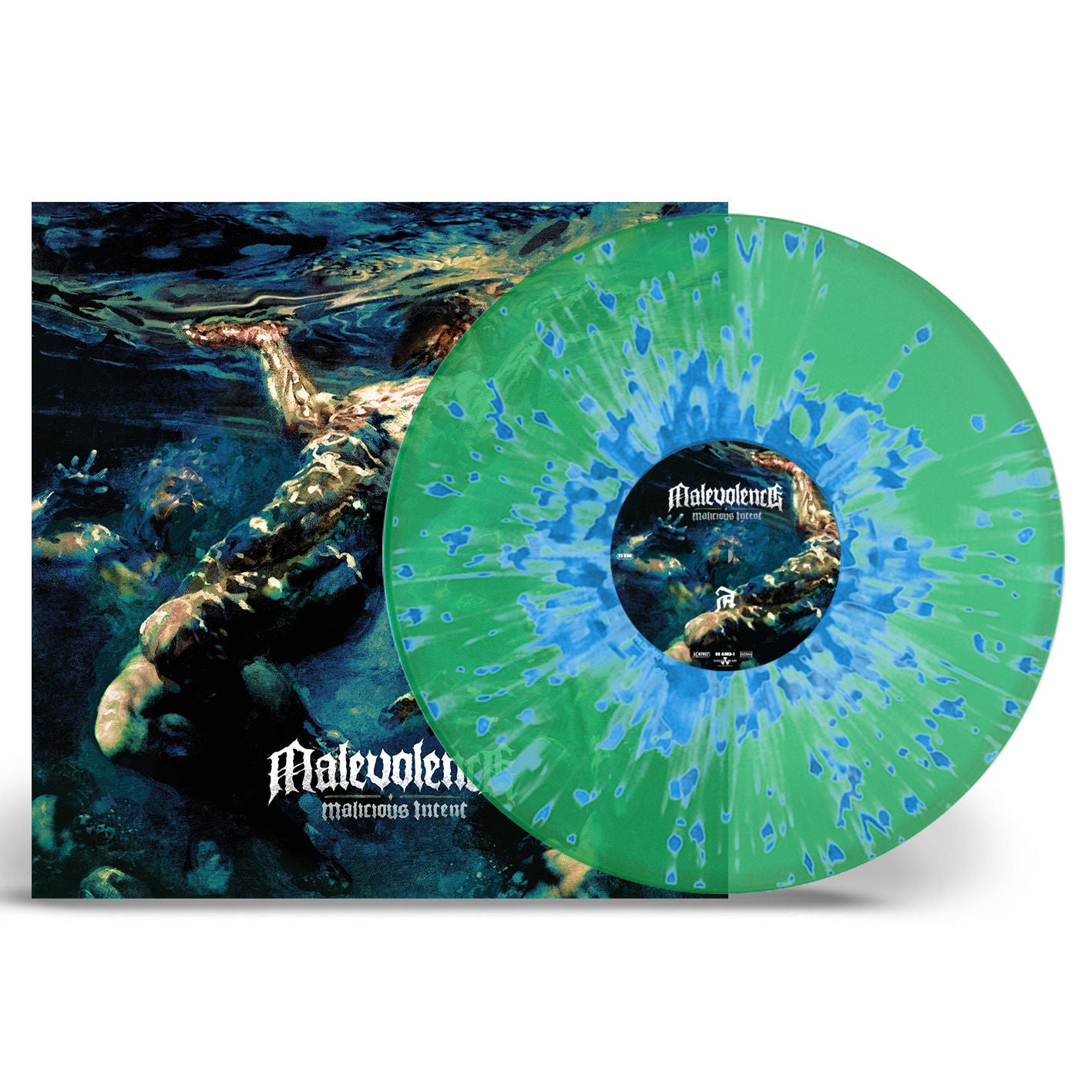 Malicious Intent: Limited Edition Green + Sky Blue Splatter Vinyl LP