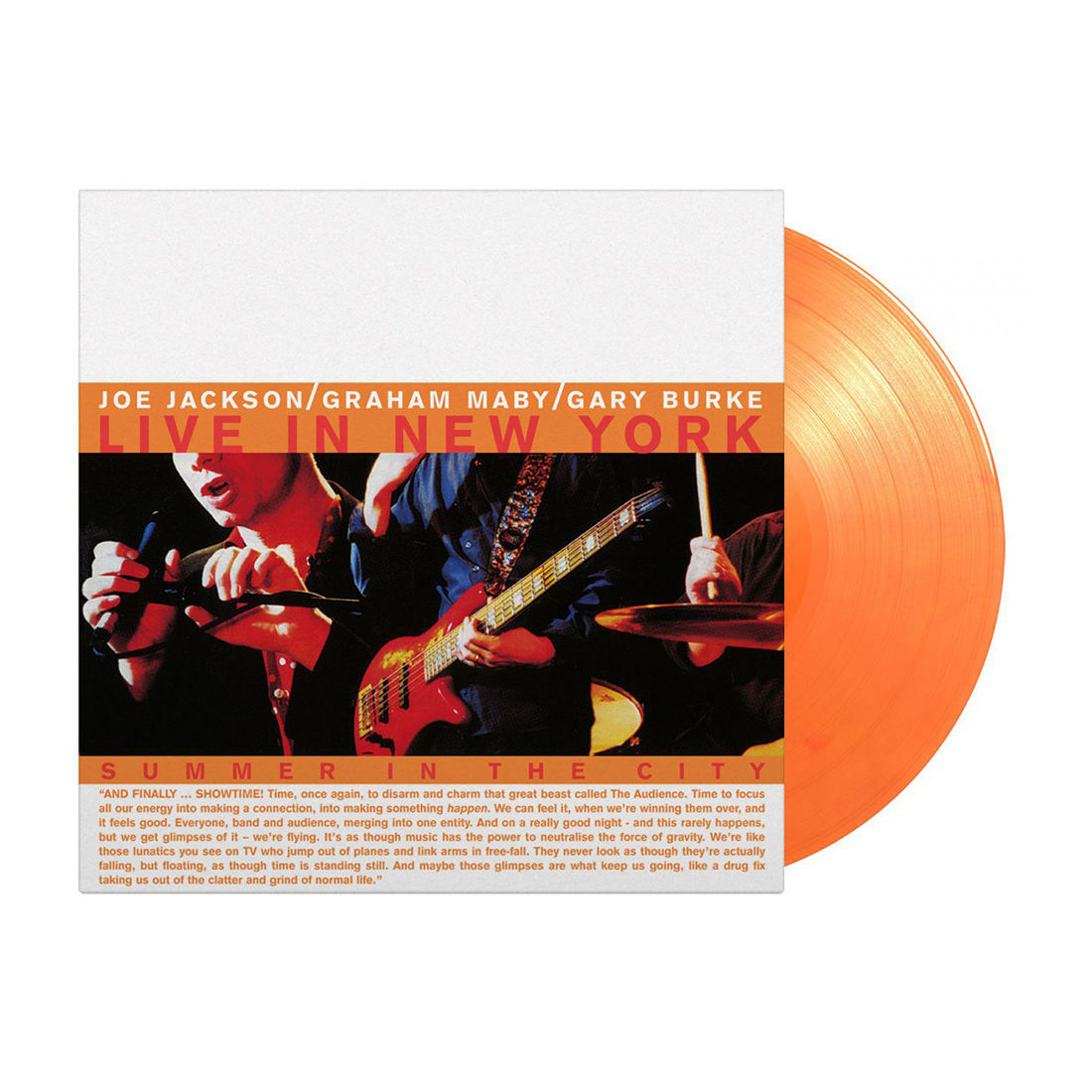 Summer In The City (Live In New York): Limited Edition Gatefold Orange Vinyl LP