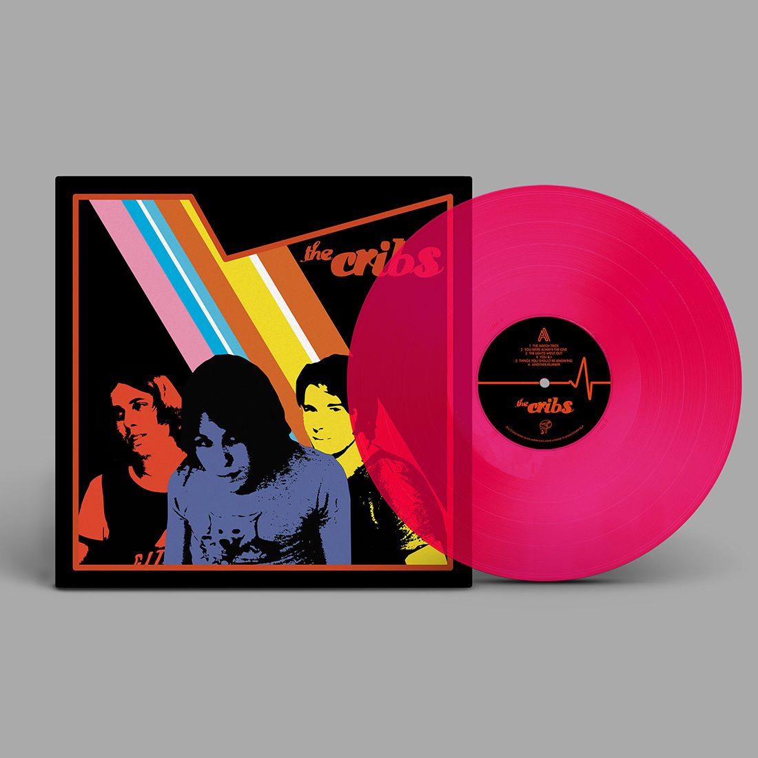 The Cribs: Limited Pink Transparent Vinyl LP