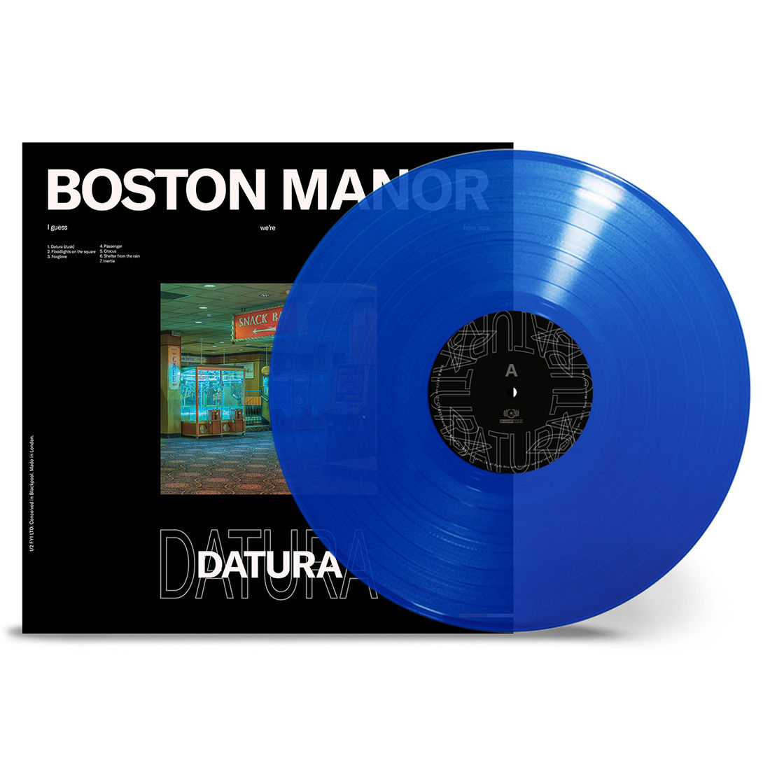 Boston Manor - Datura: Limited Edition Transparent  Blue Vinyl LP