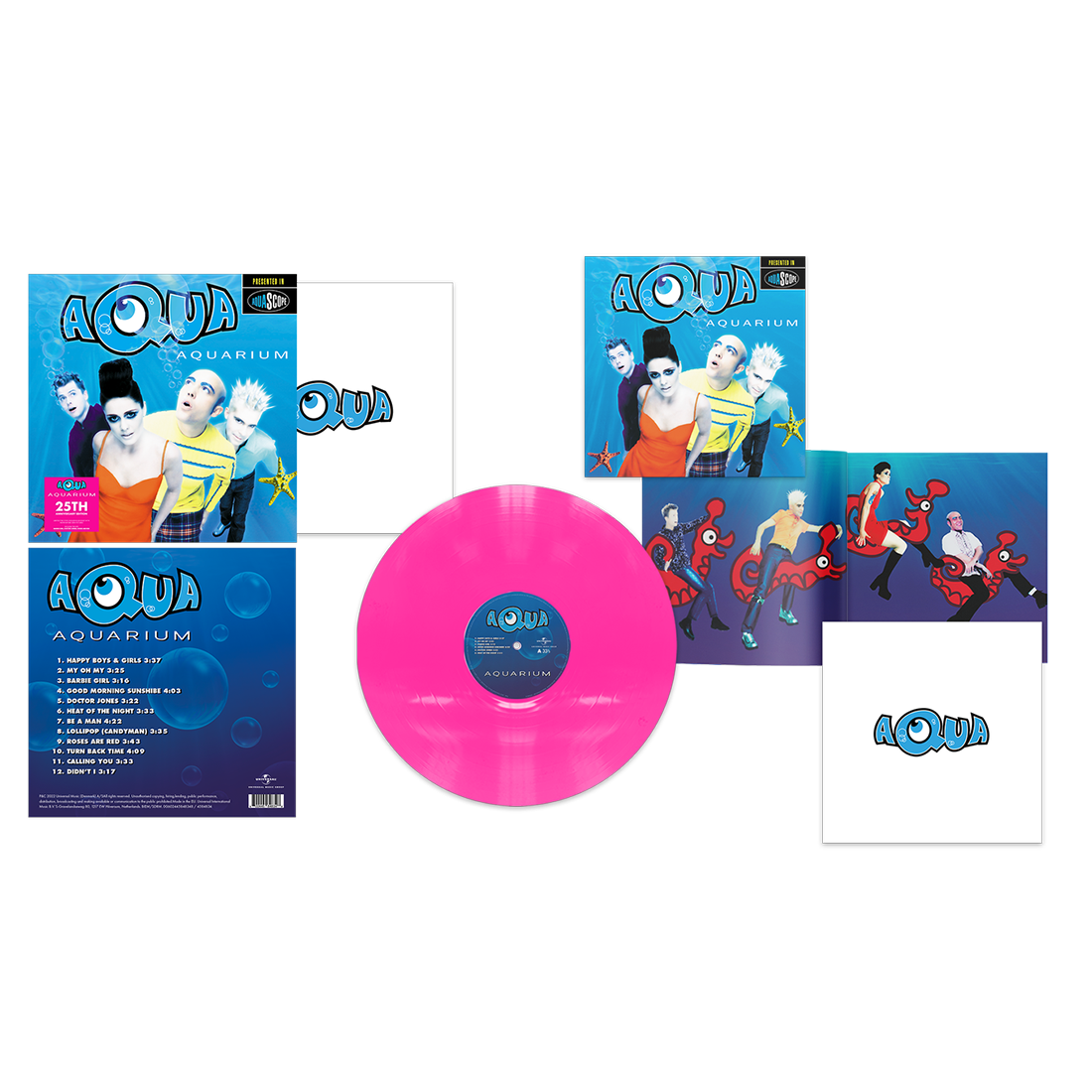 Aqua - Aquarium: 25th Anniversary Limited Edition Pink Vinyl LP