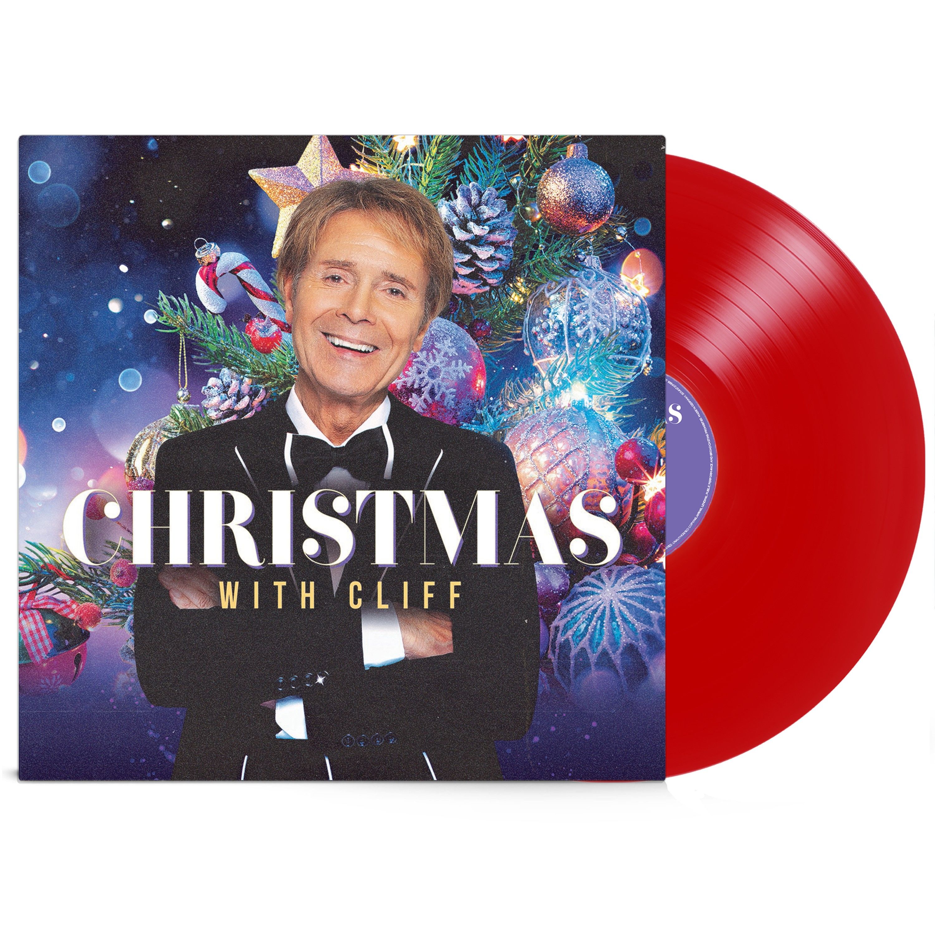 Cliff Richard - Christmas with Cliff:  Red Vinyl LP