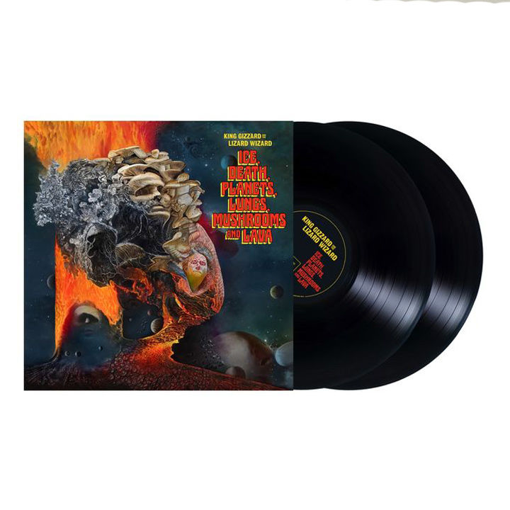 King Gizzard & The Lizard Wizard - Ice, Death, Planets, Lungs, Mushrooms and Lava: Recycled Wax Vinyl 2LP