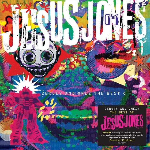 Jesus Jones - Zeroes And Ones - The Best Of: Limited Edition Gold Vinyl 2LP