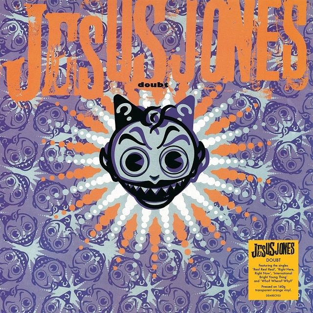 Jesus Jones - Doubt: Limited Translucent Orange Vinyl LP
