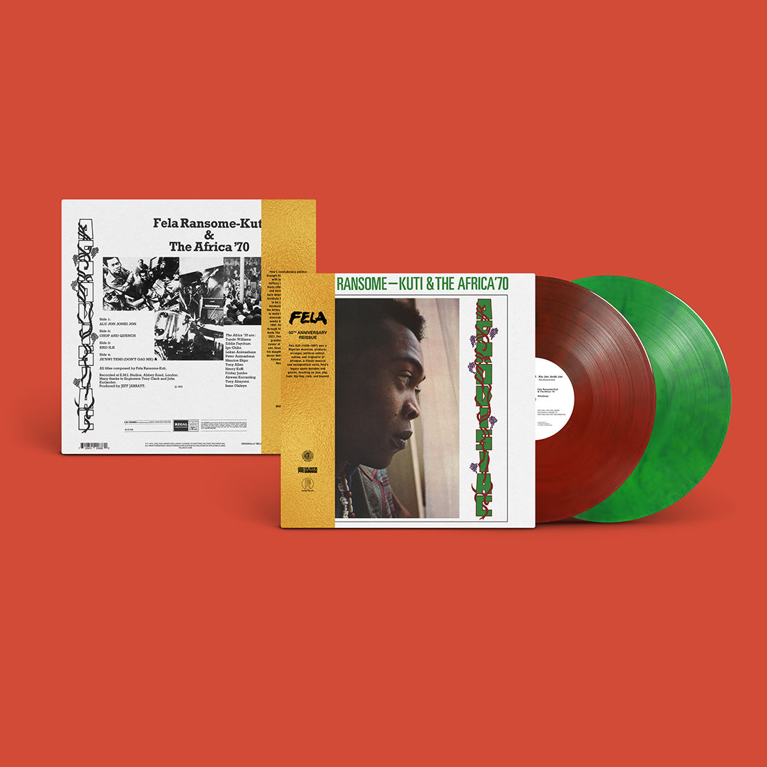 Fela Kuti - Afrodisiac (50th Anniversary Edition): Limited Edition Green + Red Vinyl 2LP