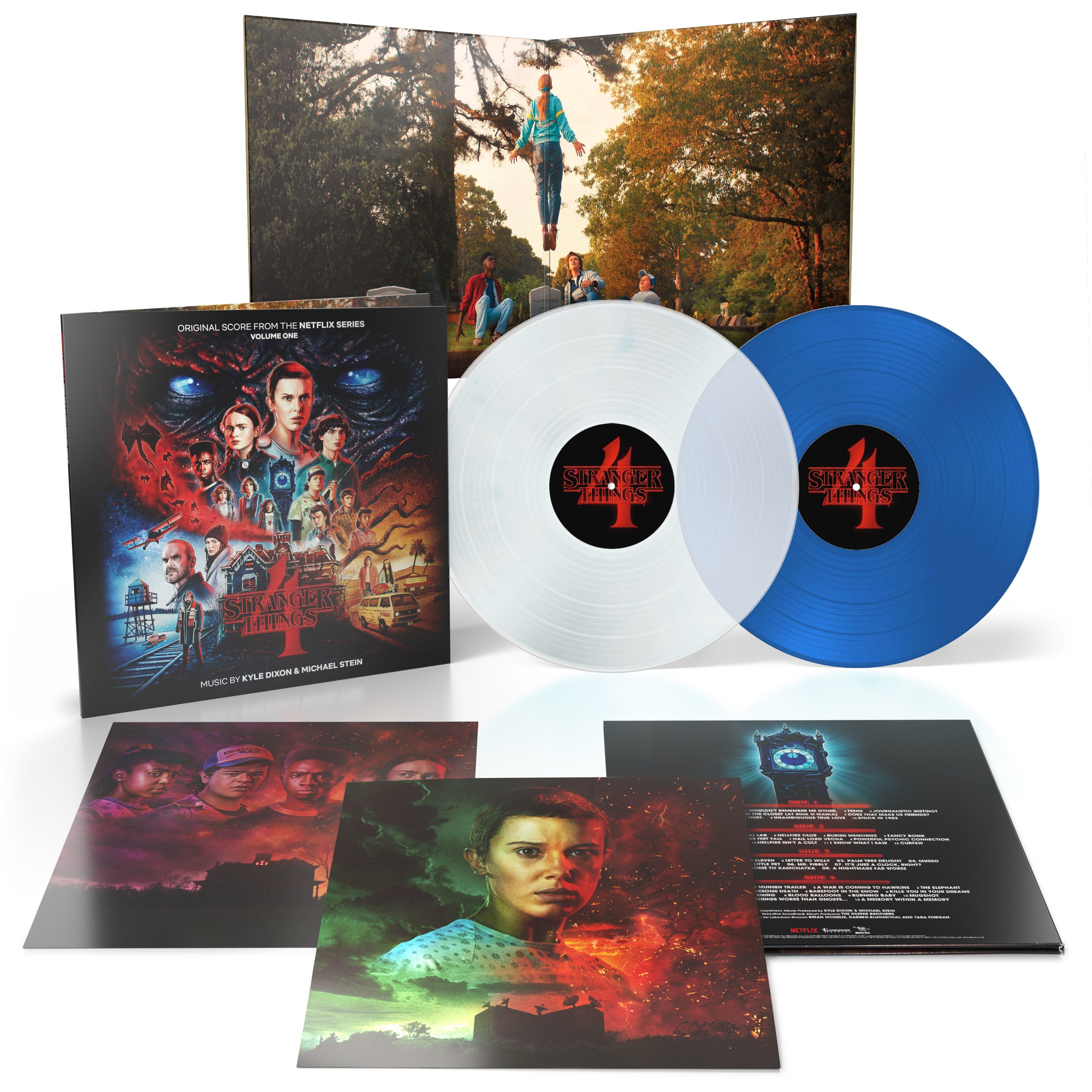 Stranger Things 4 - Volume 1 Original Score From The Netflix Series: Limited Edition Clear & Blue Vinyl 2LP