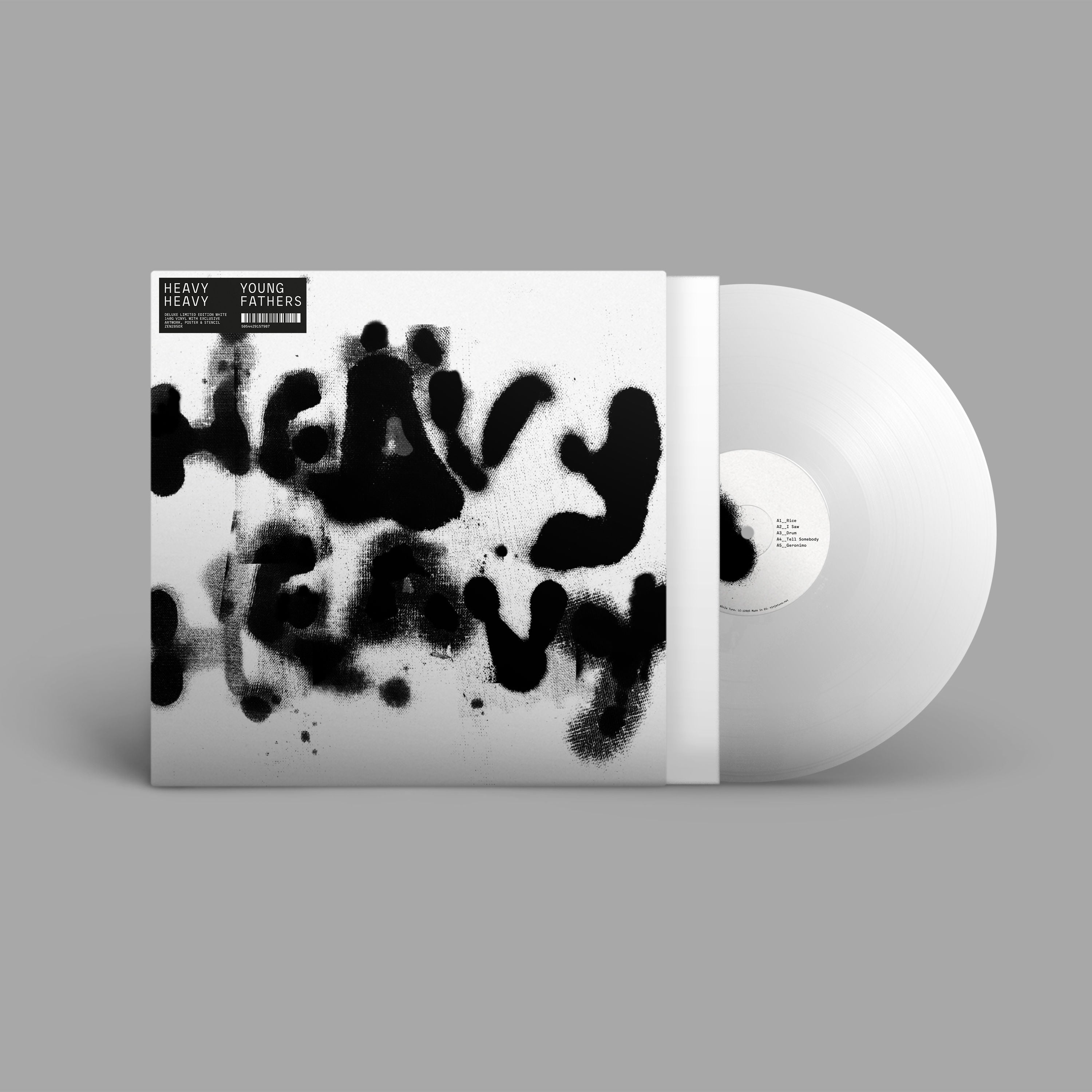 Heavy Heavy: Limited Deluxe White Vinyl With White Silkscreen Sleeve LP