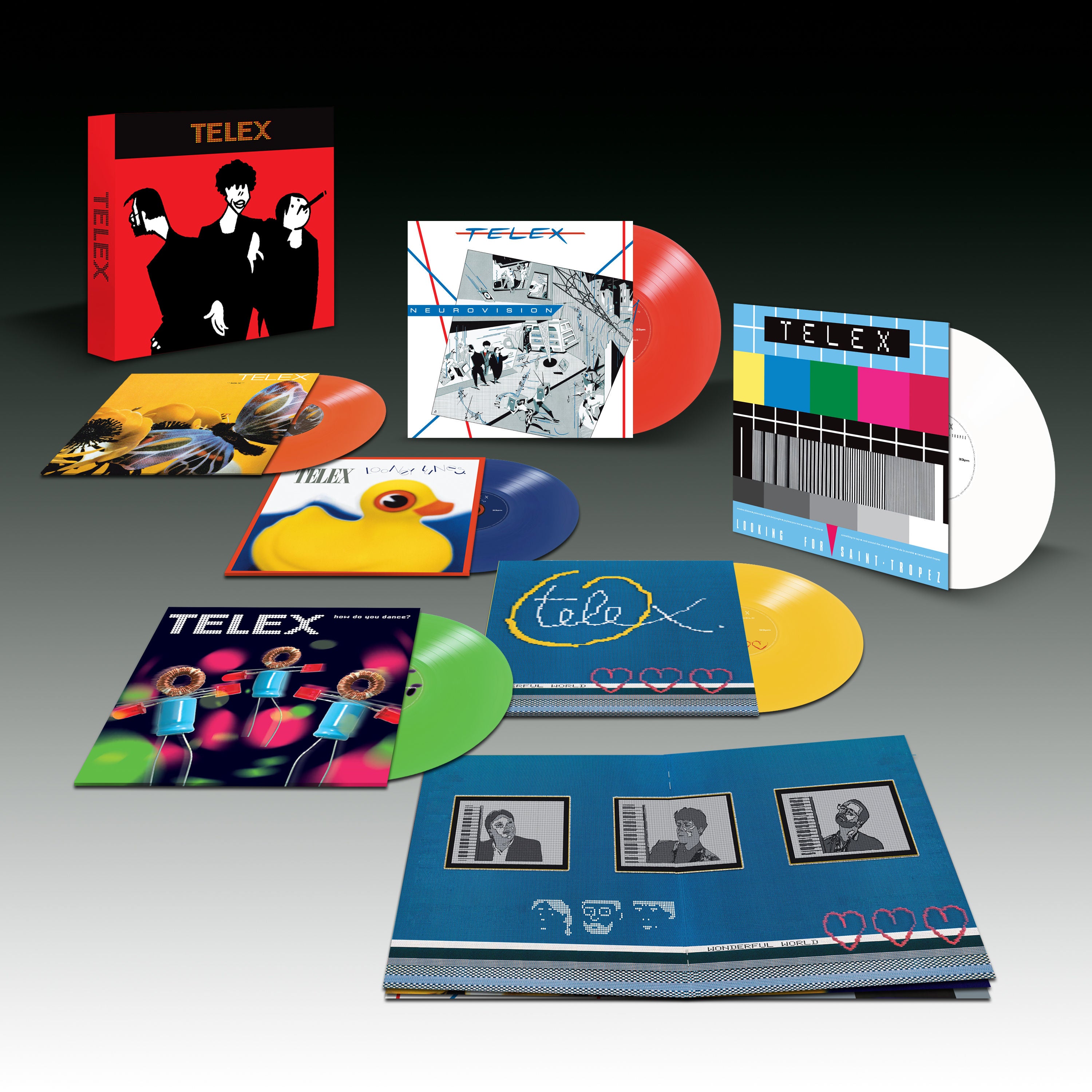 Telex: Limited Edition Colour Vinyl 6LP Box Set
