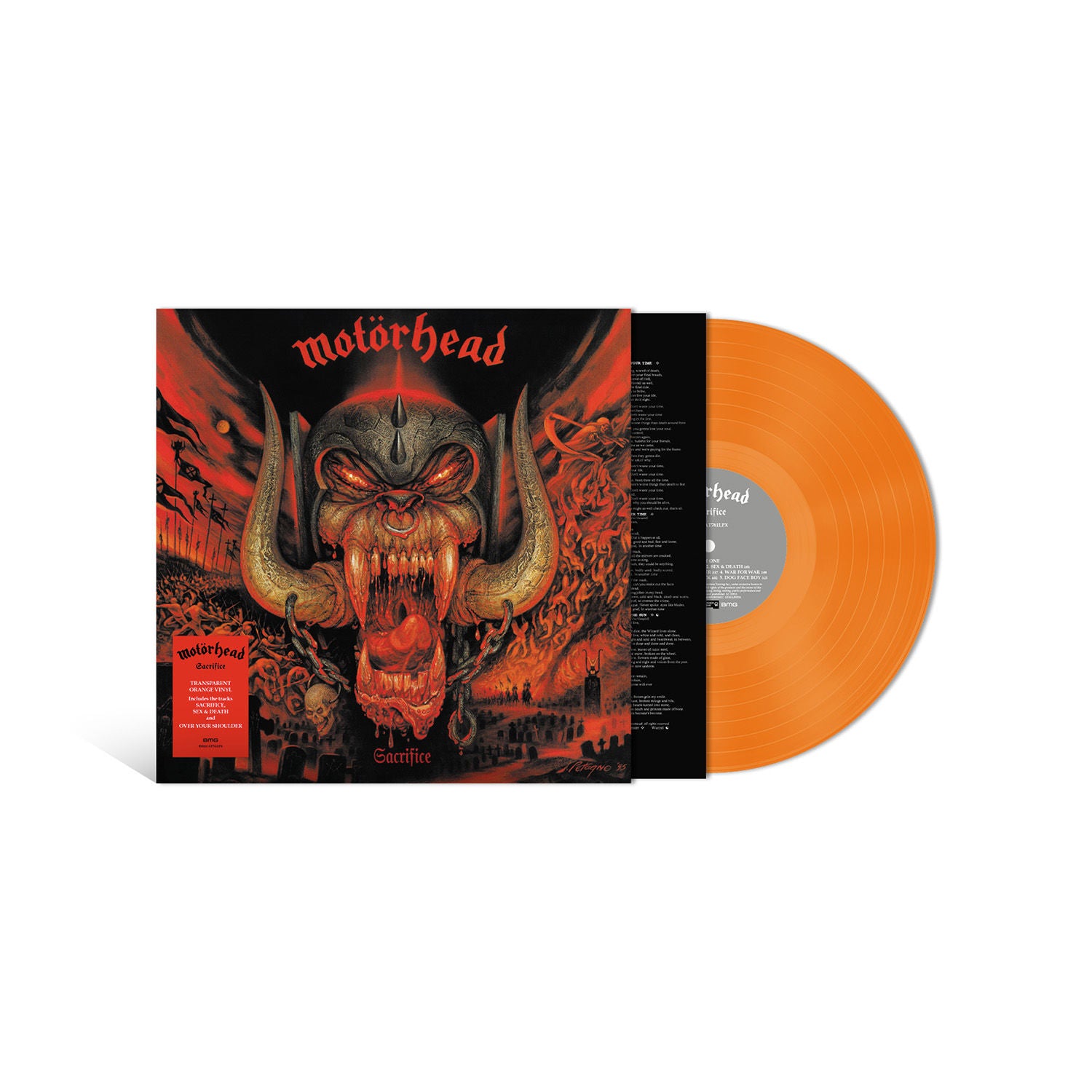 Sacrifice: Limited Edition Transparent Orange Vinyl LP