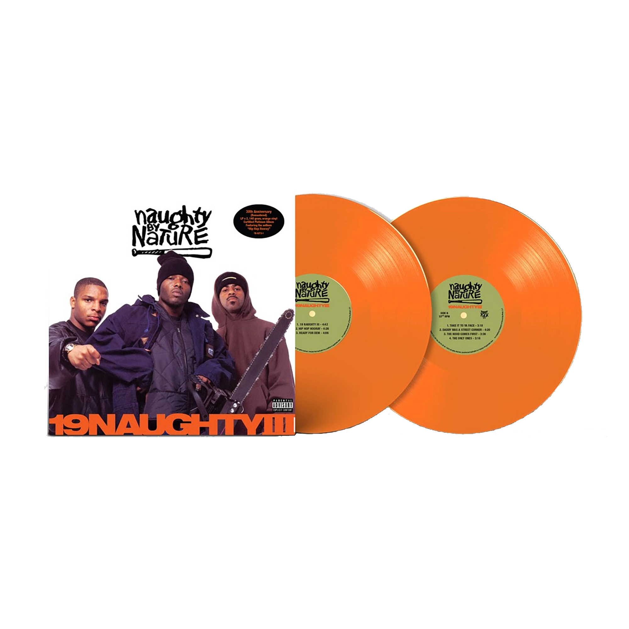 19 Naughty III: 30th Anniversary Edition Orange Vinyl 2LP
