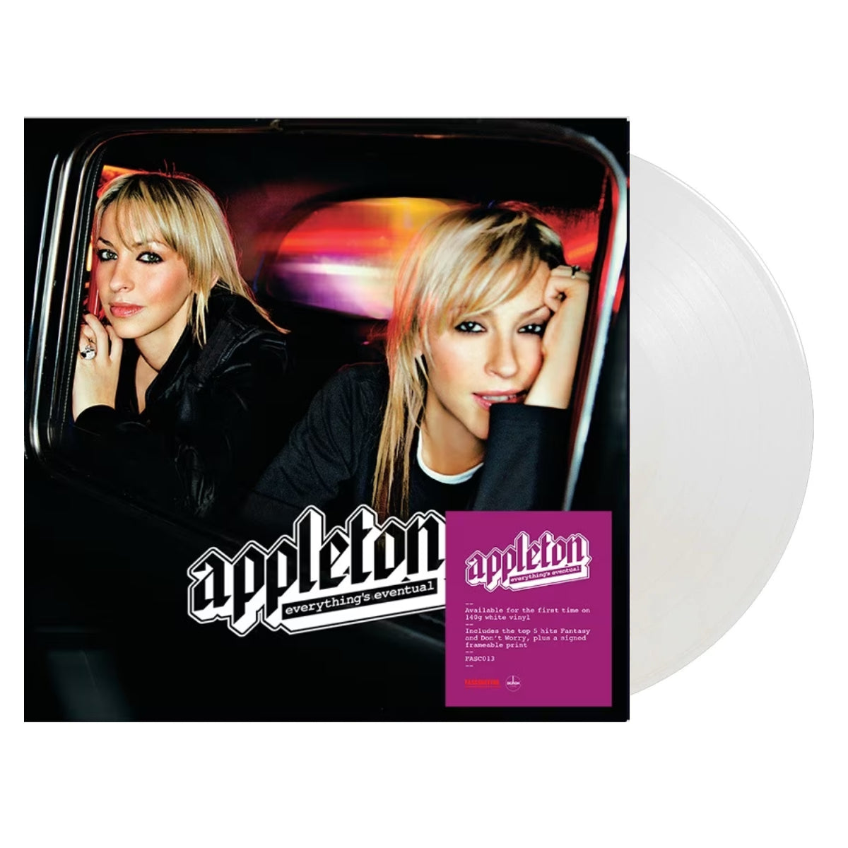 Appleton (Natalie and Nicole Appleton/All Saints) - Everything’s Eventual: White Vinyl LP