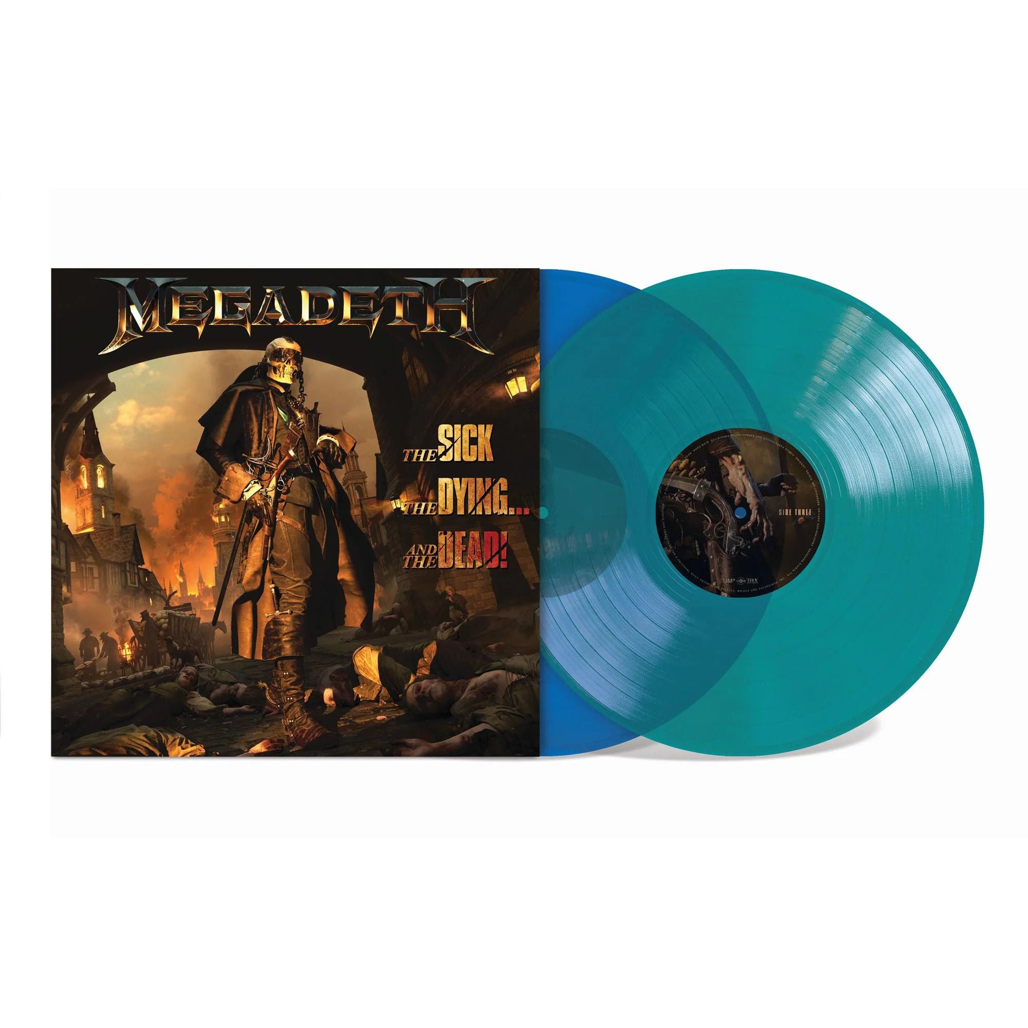 Megadeth - The Sick, The Dying… And The Dead! Limited Blue Opaque + Green Translucent Vinyl 2LP