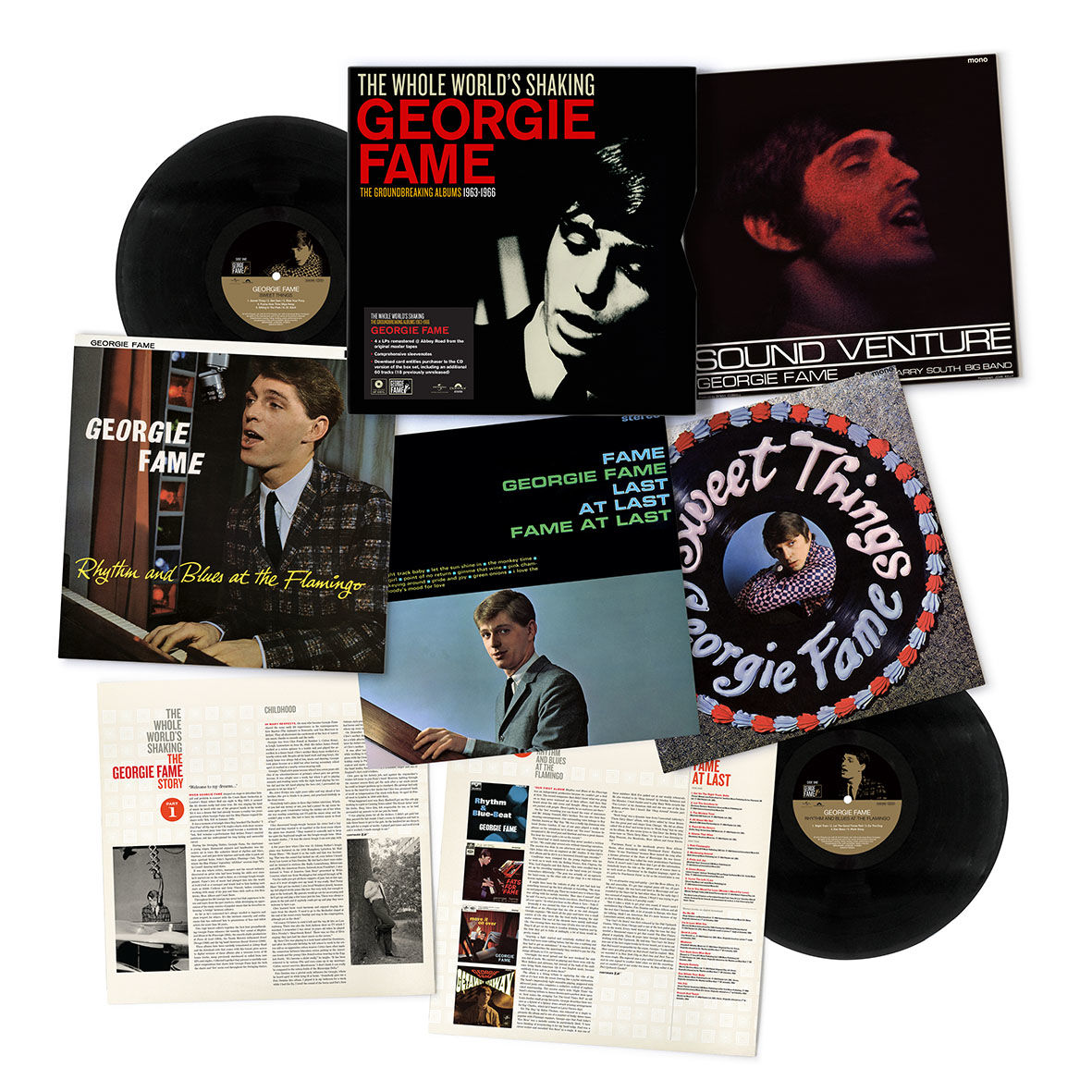 Georgie Fame - The Whole World's Shaking: Limited Vinyl 4LP Box Set