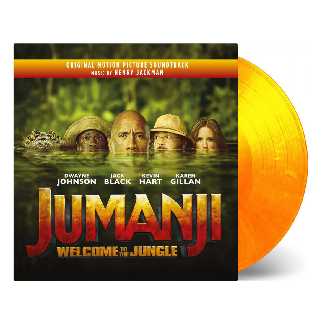 Jumanji - Welcome To The Jungle (Original Soundtrack): Flaming Coloured Vinyl 2LP