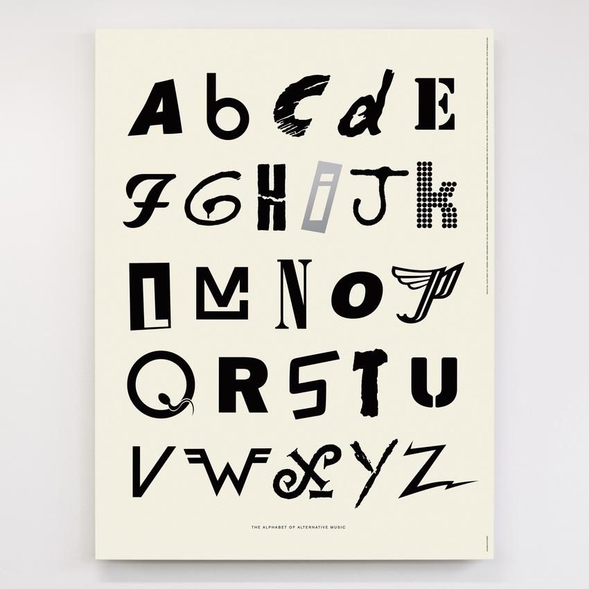 Dorothy - Alphabet of Alternative Music: Screen Print Poster