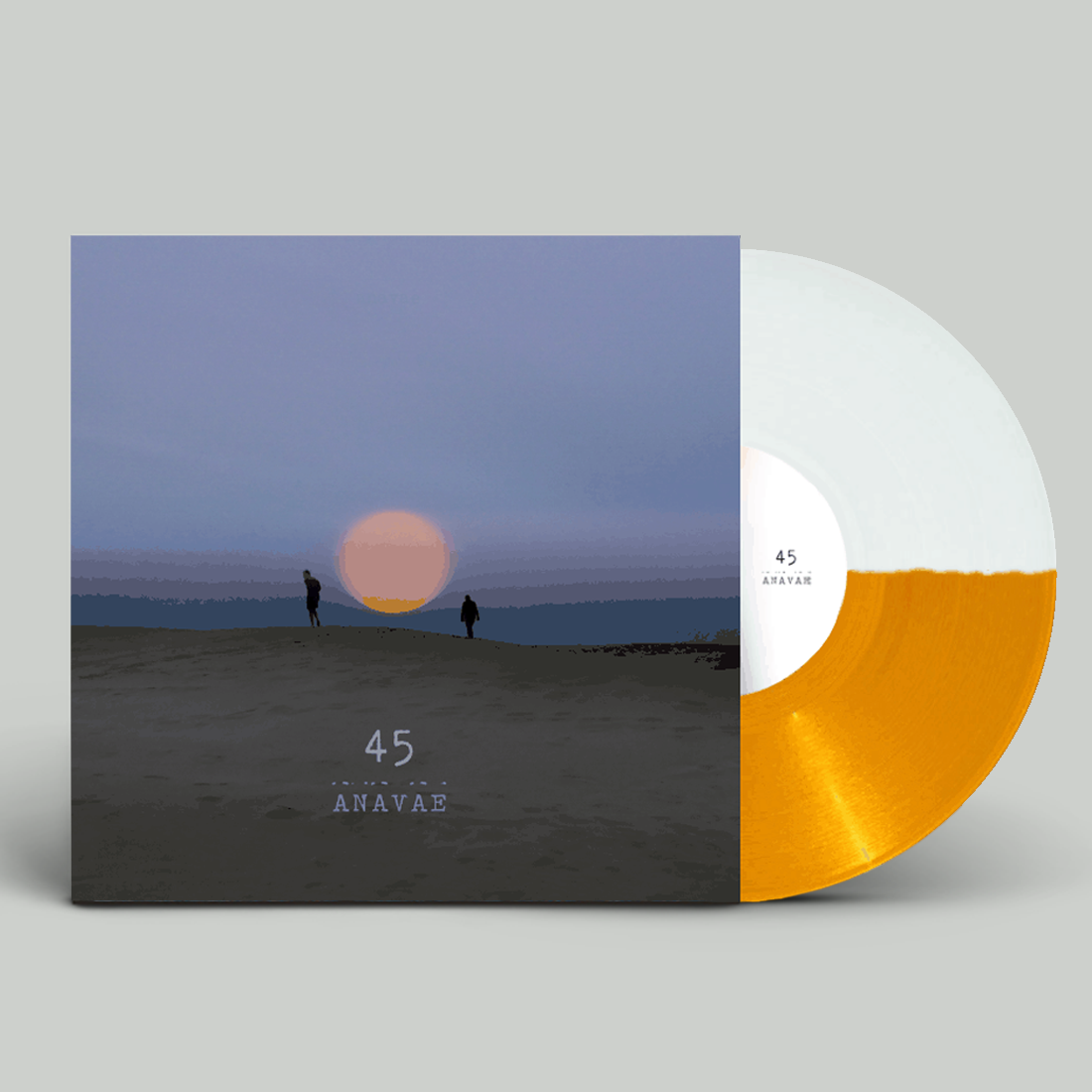 ANAVAE - 45: Exclusive Signed Orange + White Split Vinyl LP