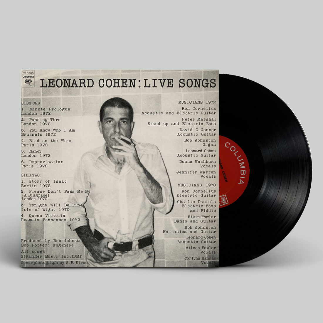 Leonard Cohen - Live Songs: Vinyl LP