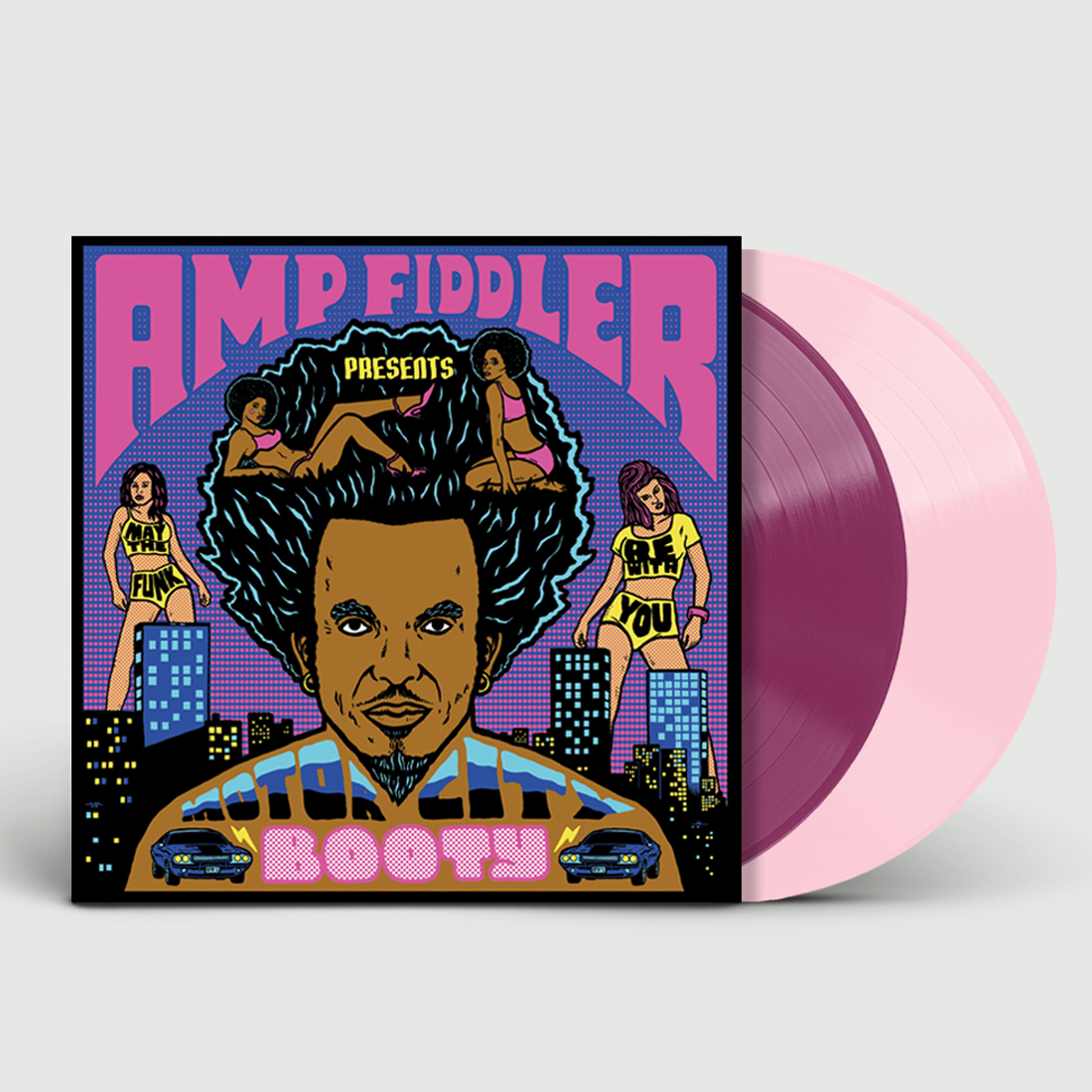 Amp Fiddler - Motor City Booty: Pink + Purple Vinyl 2LP