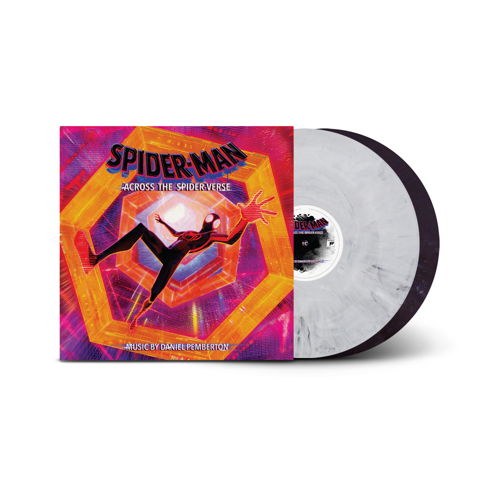 Daniel Pemberton - Spider-Man - Across the Spider-Verse (Original Score): Limited White + Dark Purple Marbled Vinyl 2LP