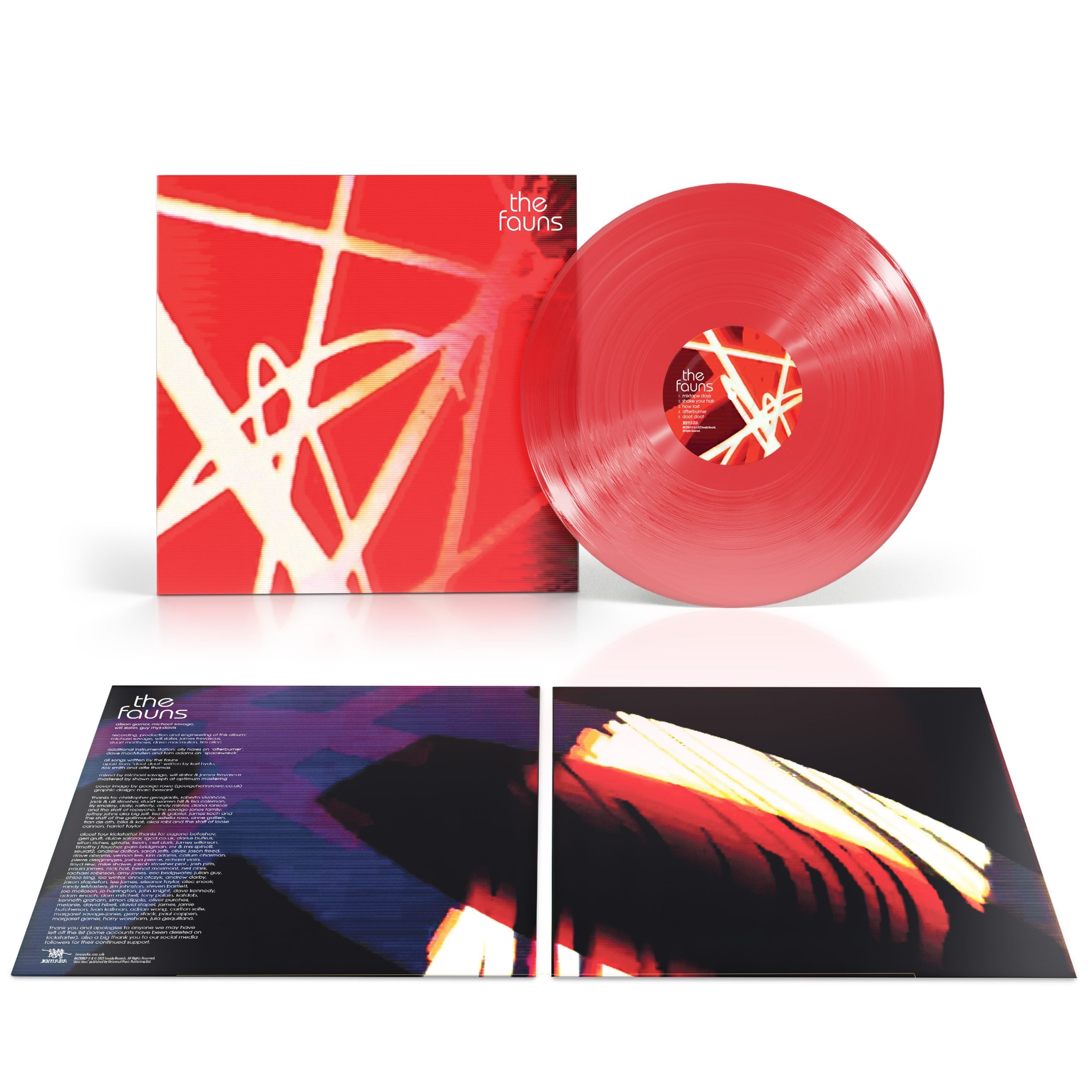 The Fauns - How Lost: Transparent Red Vinyl LP
