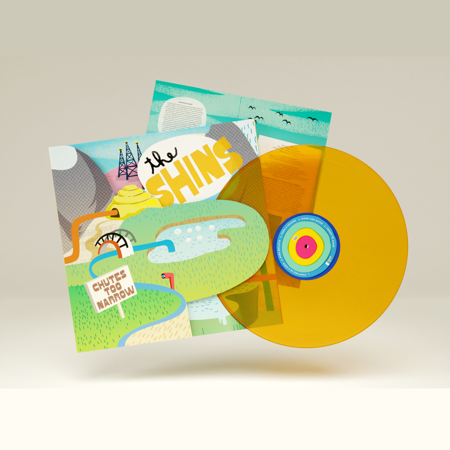 The Shins - Chutes Too Narrow (20th Anniversary Remaster): Transparent Sun Yellow LOSER Vinyl LP