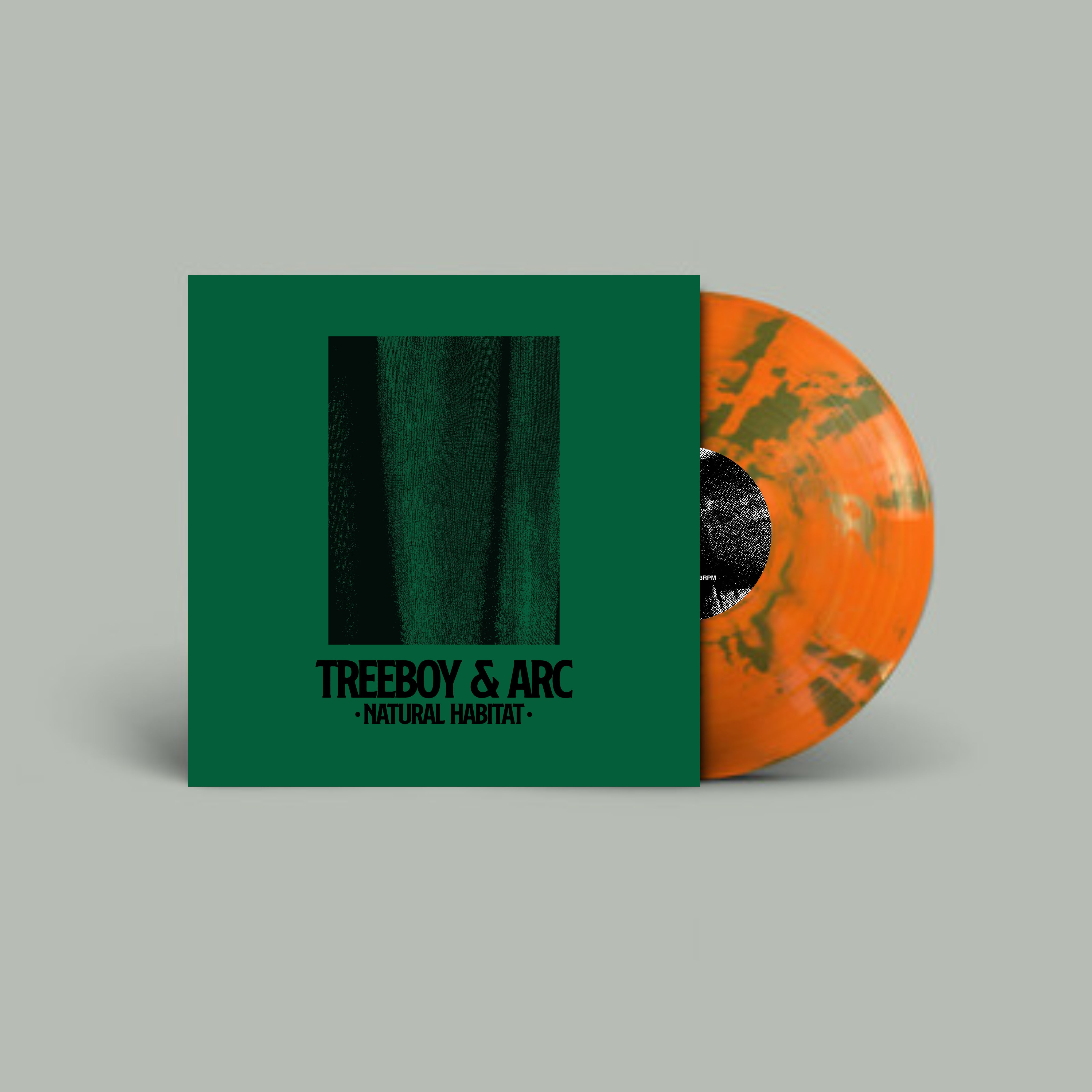 Treeboy & Arc - Natural Habitat: Exclusive Orange + Green Splatter Vinyl LP