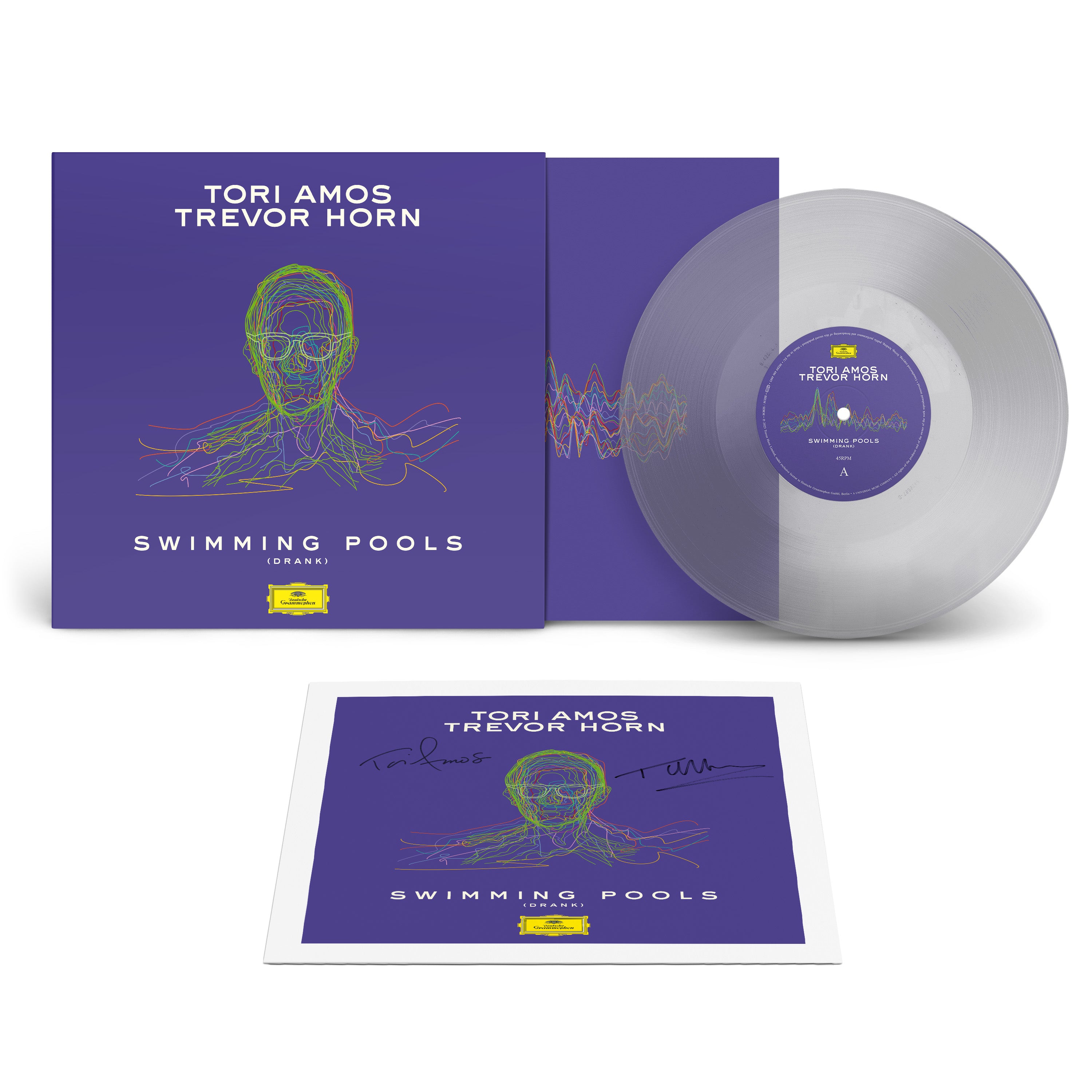 Trevor Horn, Tori Amos - Swimming Pools (Drank): Limited Clear Vinyl 10" Single