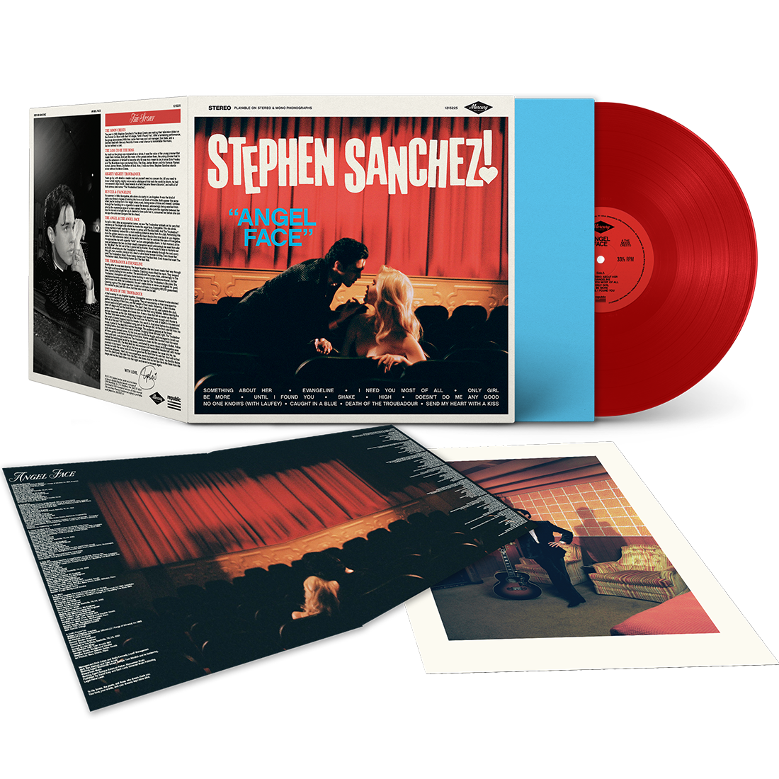 Stephen Sanchez - Angel Face: Online Exclusive Opaque Red Vinyl LP