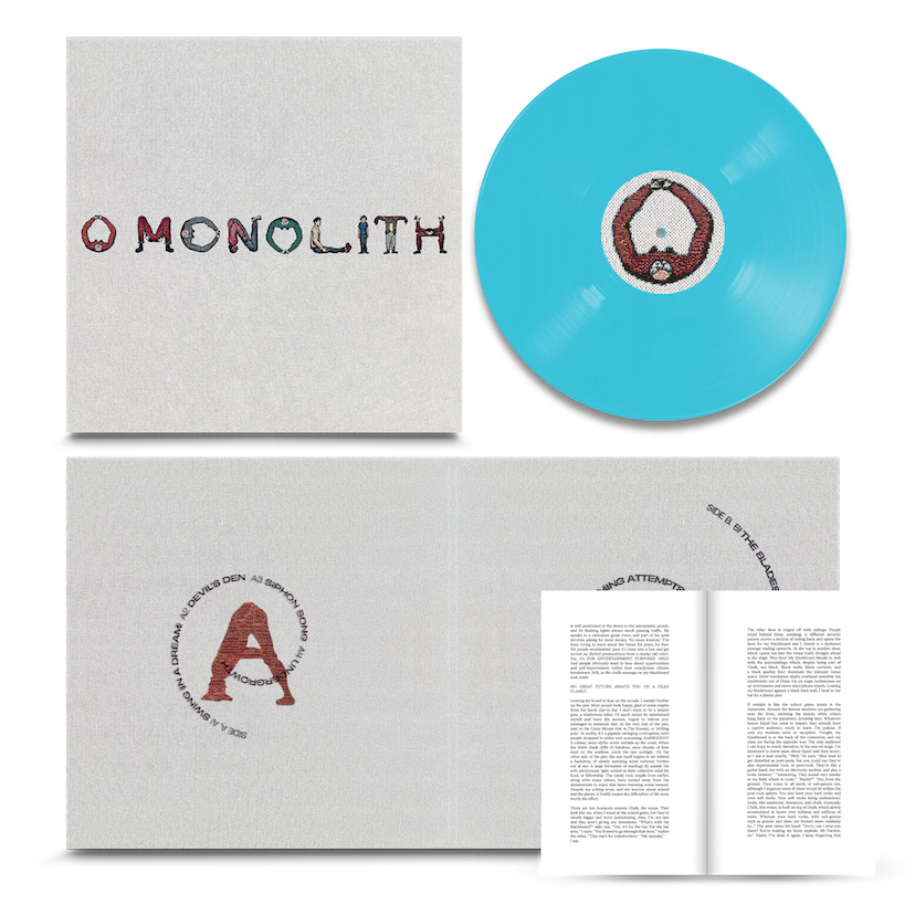 Squid - O Monolith: Transparent Blue Vinyl LP Exclusive Signed Edition