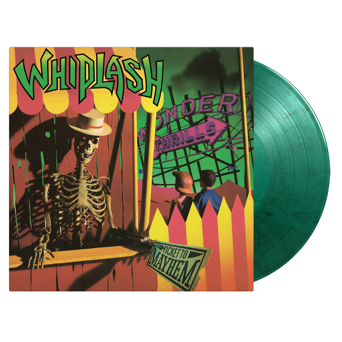 Whiplash - Ticket To Mayhem: Green Vinyl LP