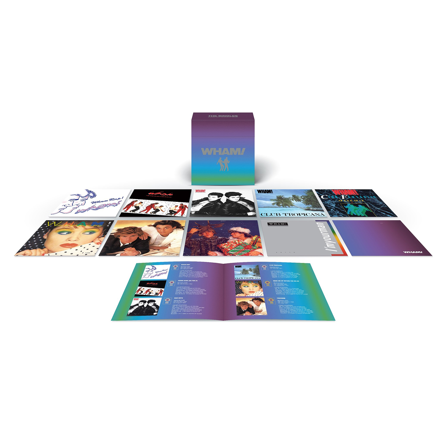 The Singles - Echoes From The Edge Of Heaven: Limited Edition Blue Vinyl 2LP + Limited 10CD Box Set Bundle