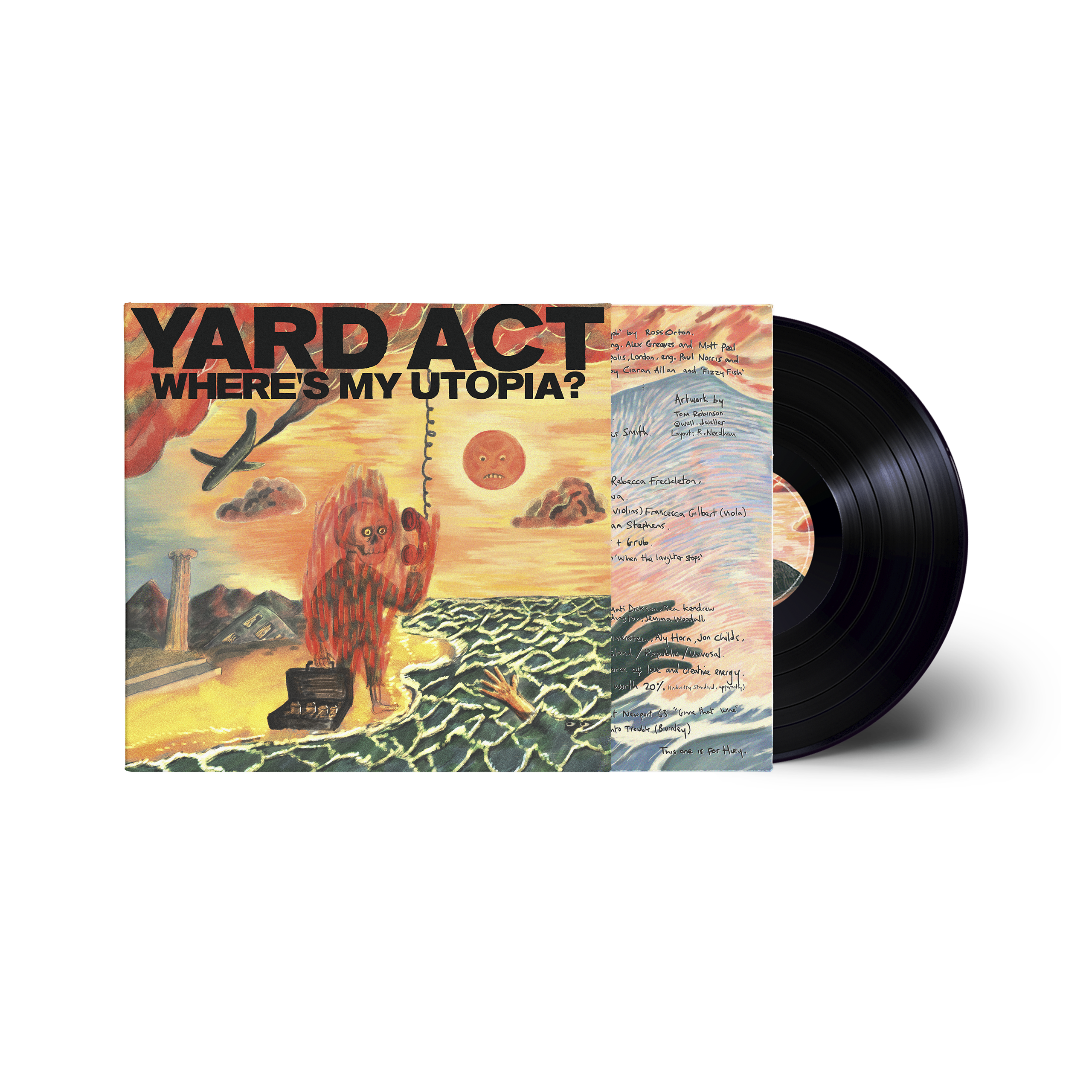 Yard Act - Where’s My Utopia?: Standard Black LP