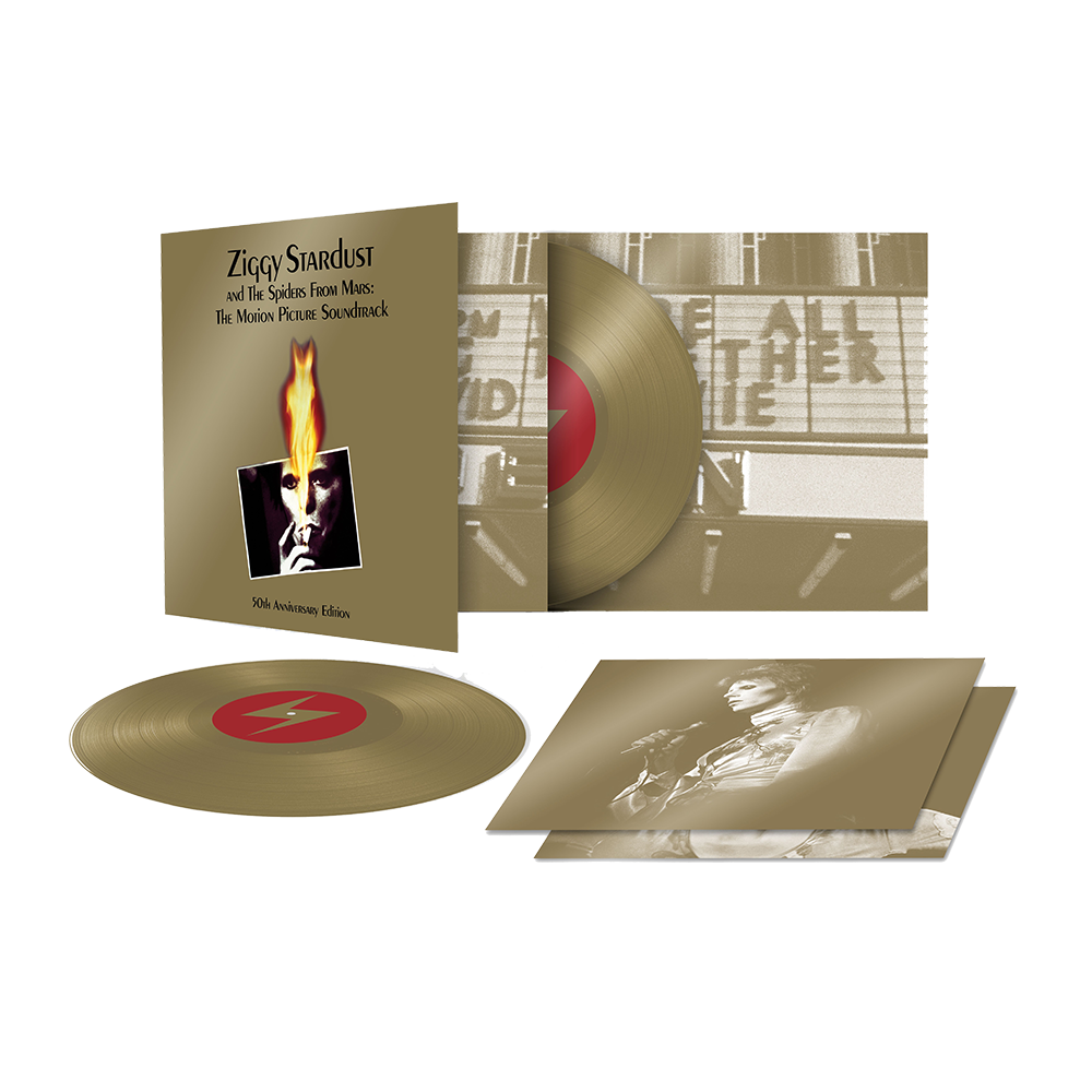 David Bowie - Ziggy Stardust & The Spiders From Mars - The Motion Picture Soundtrack: Limited 50th Anniversary Gold Vinyl 2LP