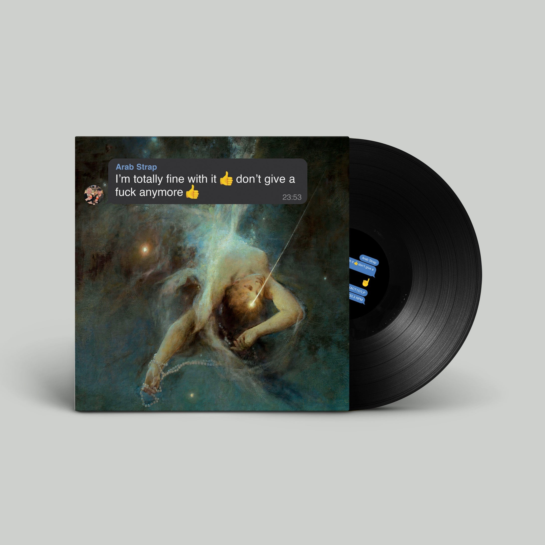 I’m totally fine with it 👍don’t give a fuck anymore 👍: Vinyl LP & Signed Print [Limited Copies]