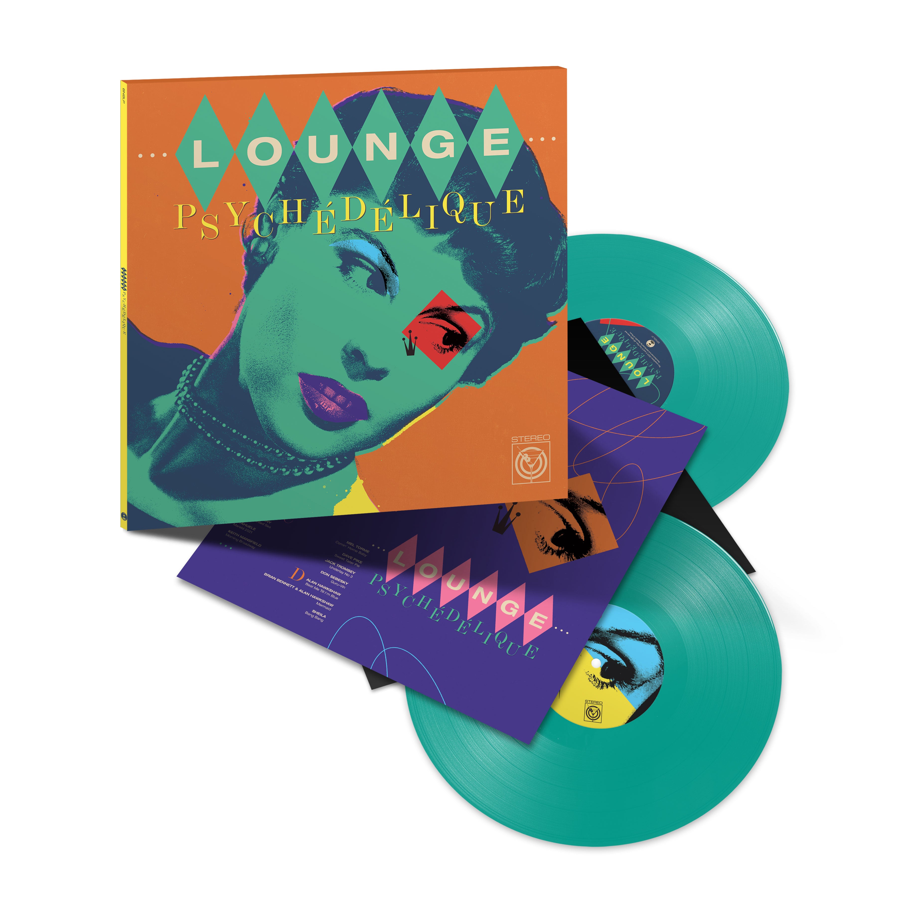 Lounge Psychédélique (The Best of Lounge & Exotica 1954-2022): Mint Green Vinyl 2LP