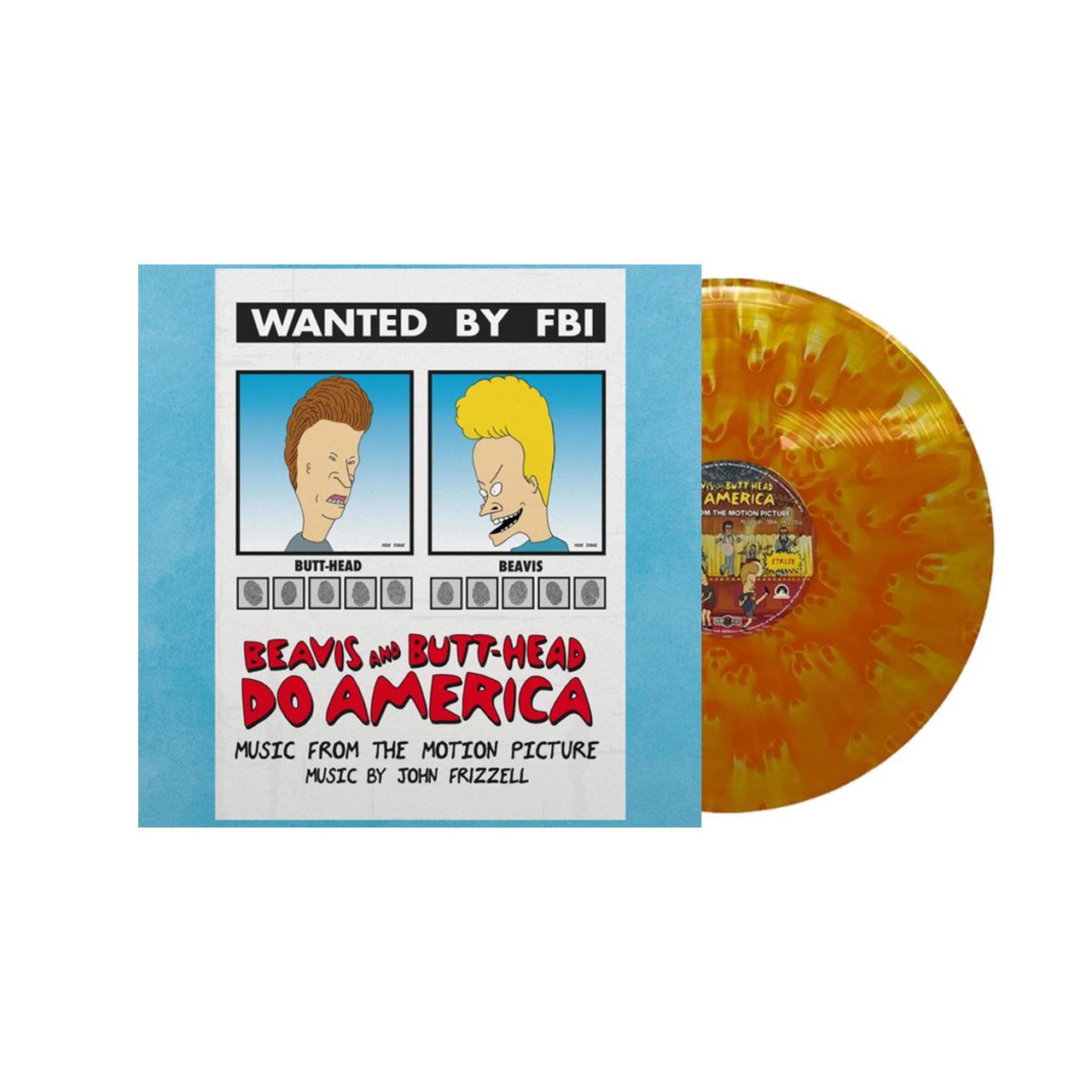 John Frizzell - Beavis and Butt-Head Do America: Limited Cloudy Orange Fire Colour Vinyl LP