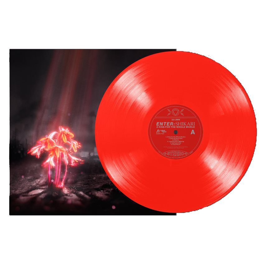 A Kiss For The Whole World: Signed Exclusive Sunset Vinyl & Print Bundle