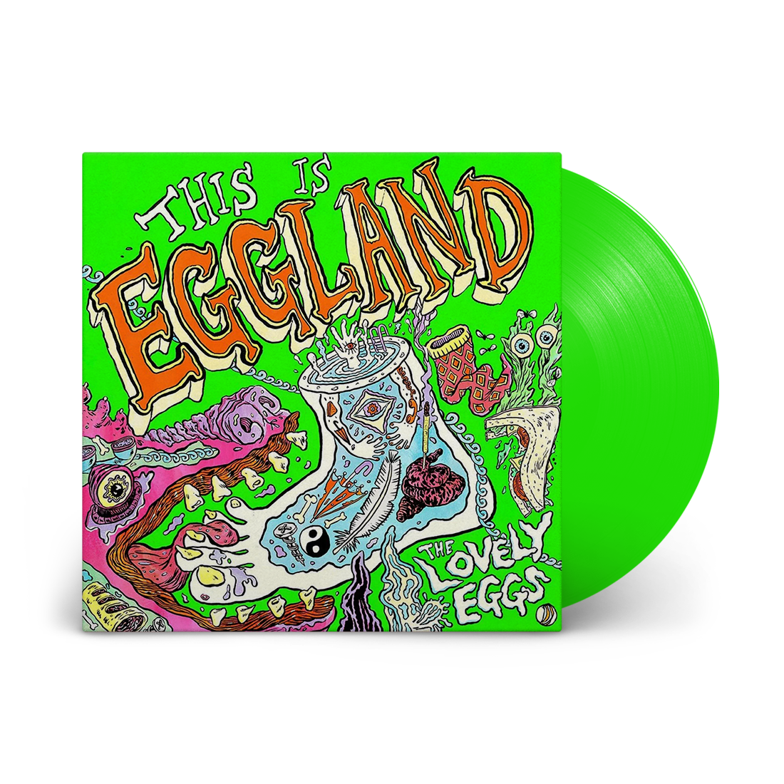 The Lovely Eggs  - This Is Eggland (Alternative Sleeve): Neon Green Vinyl LP