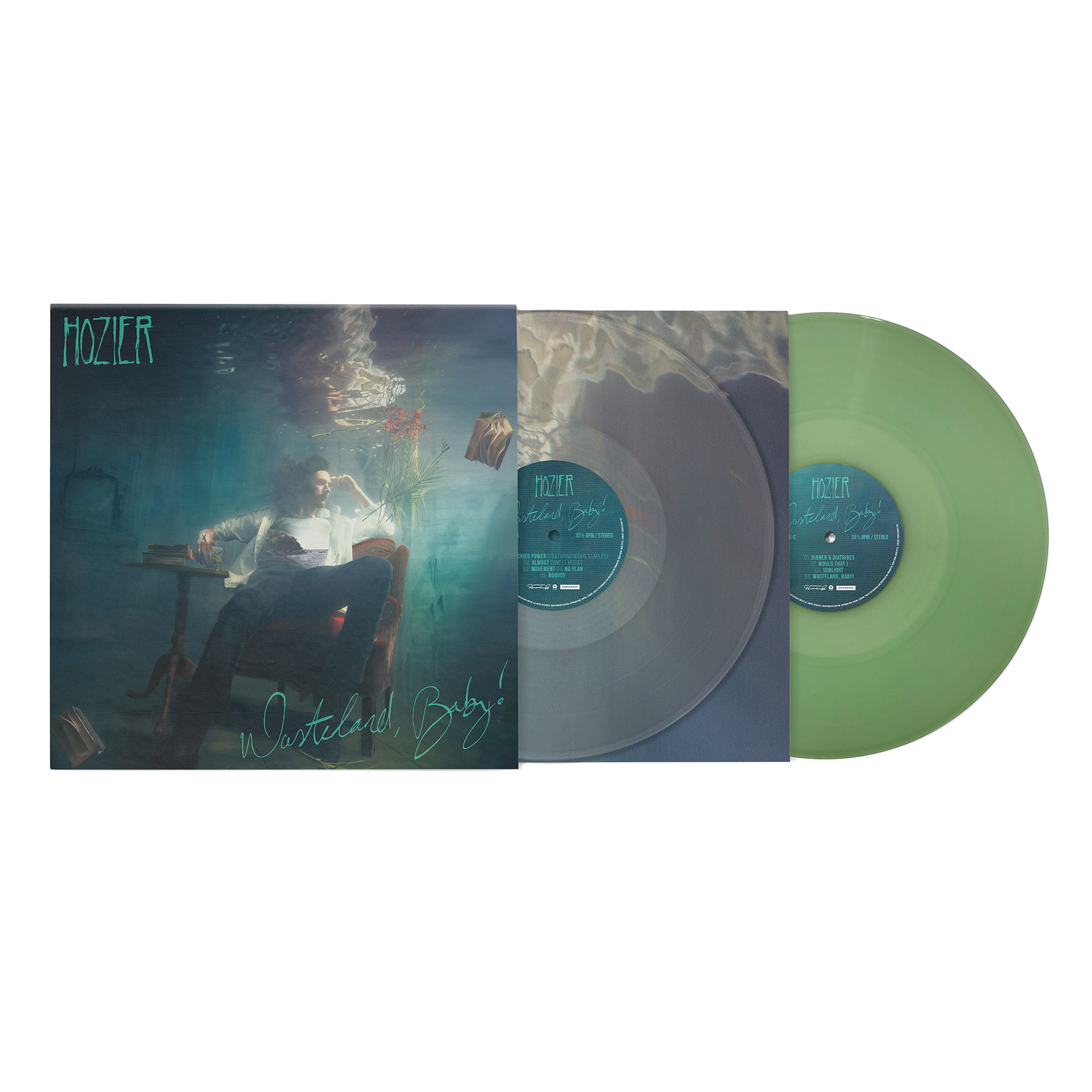 Hozier - Wasteland, Baby! Limited Ultra Clear & Transparent Green Vinyl 2LP