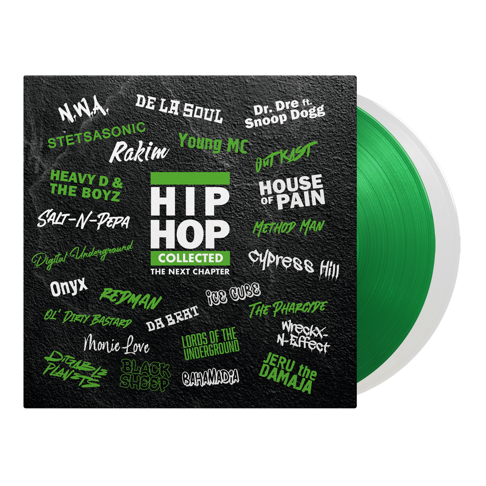 Various Artists - Hip Hop Collected - The Next Chapter: Limited Green/White Vinyl 2LP