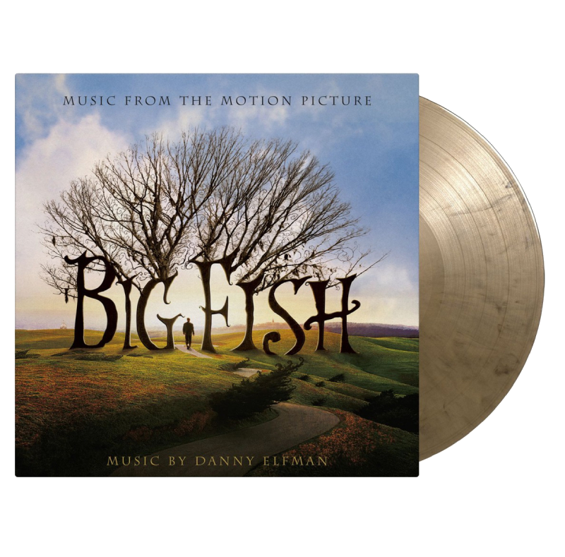 Danny Elfman - Big Fish: 20th Anniversary Gatefold Gold & Black Marbled Vinyl. 